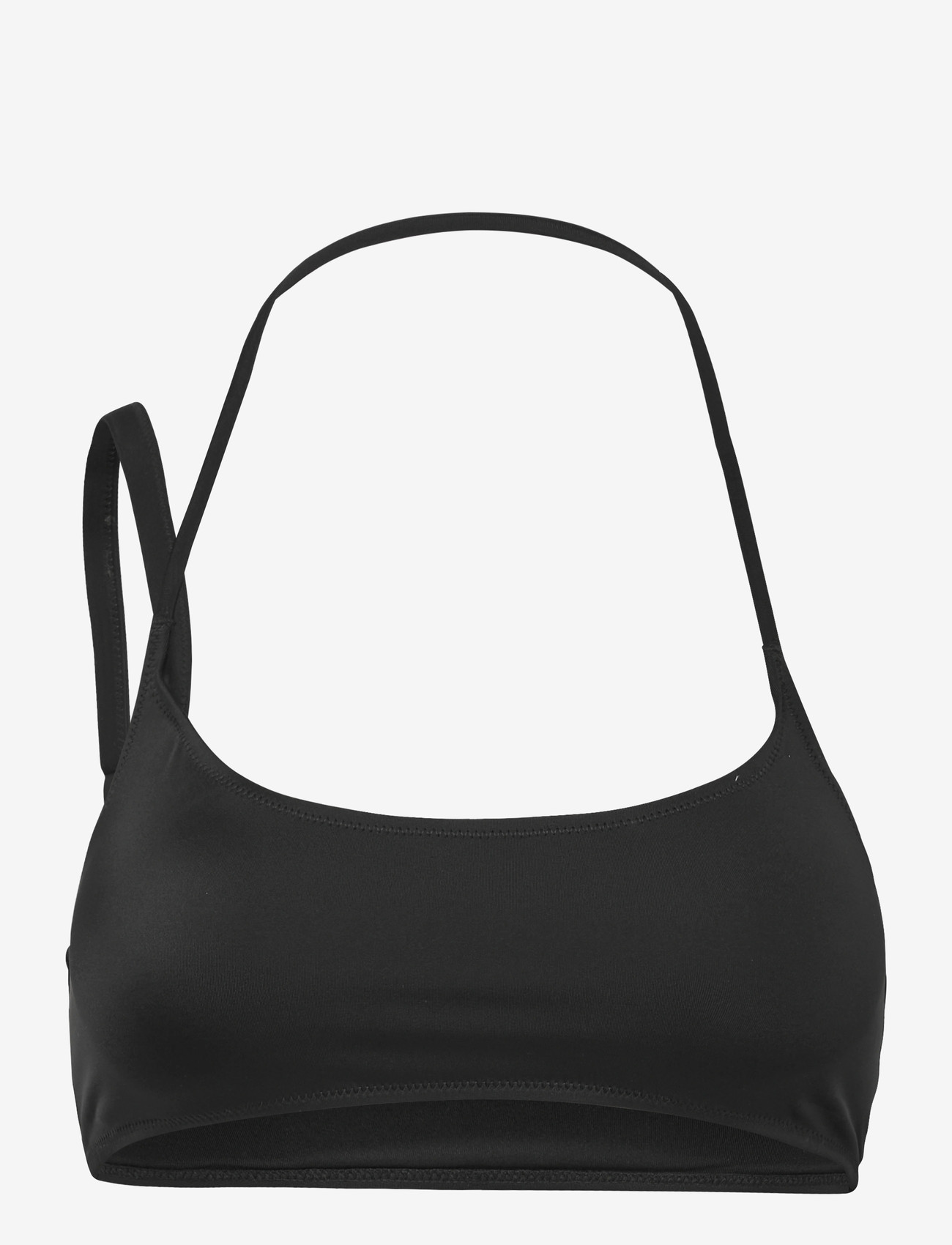 Monki - Strappy bikini top - bikinitoppar - black dark - 0