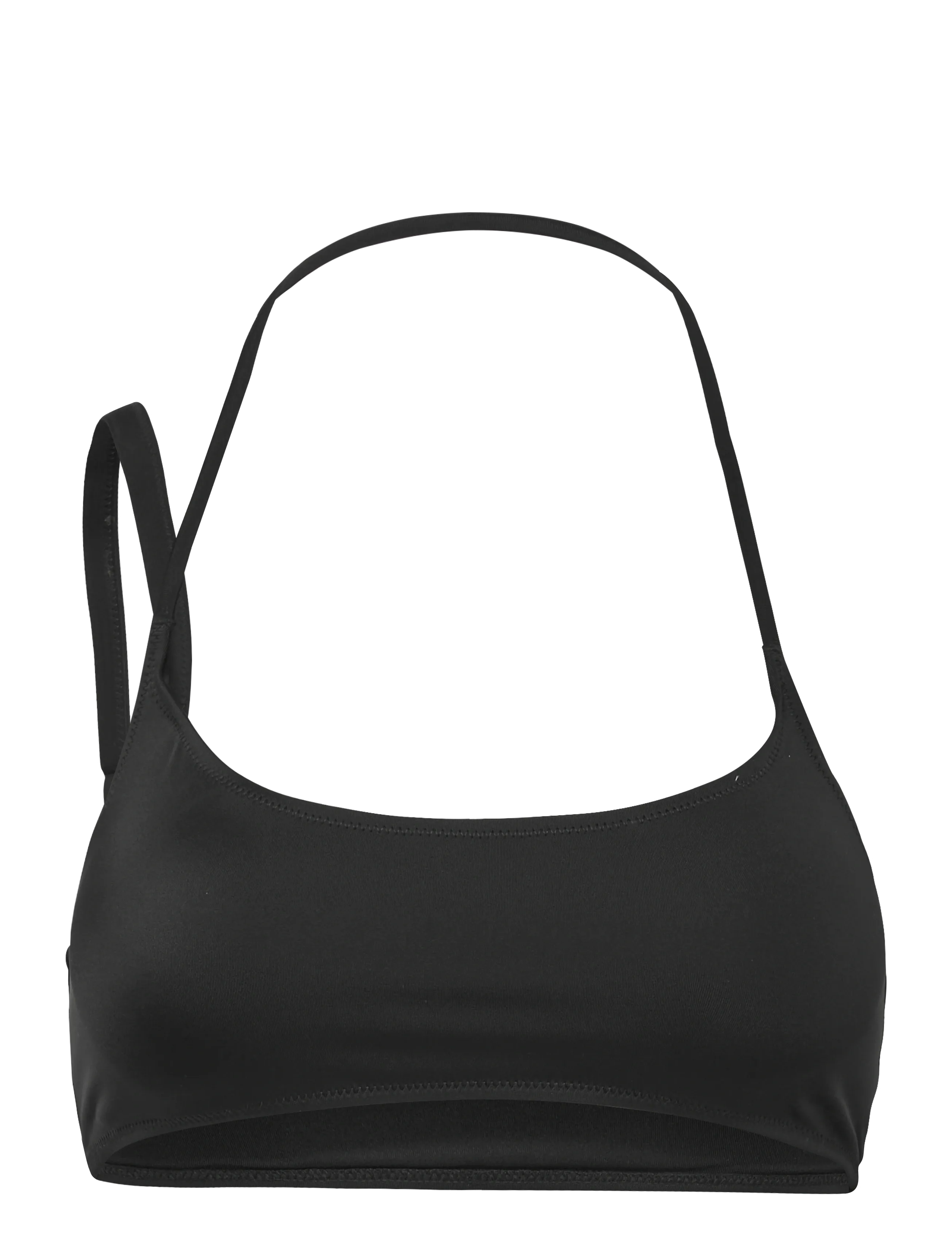 Monki Strappy bikini top - Kollektionen - BLACK DARK / black
