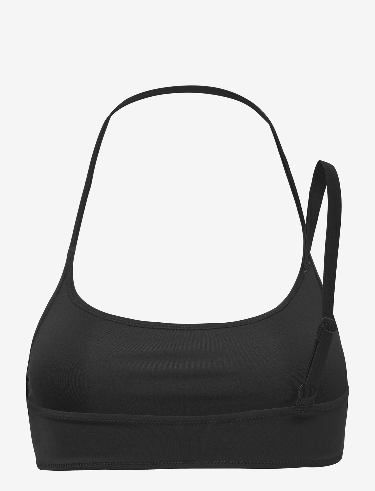 Monki - Strappy bikini top - bikinitoppar - black dark - 1