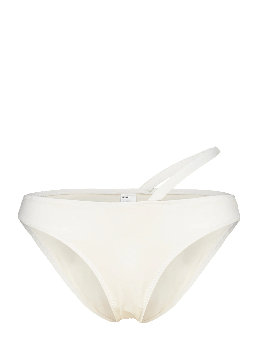 Monki - Strappy high waist bikini bottom - bikinihosen mit hoher taille - white light - 0
