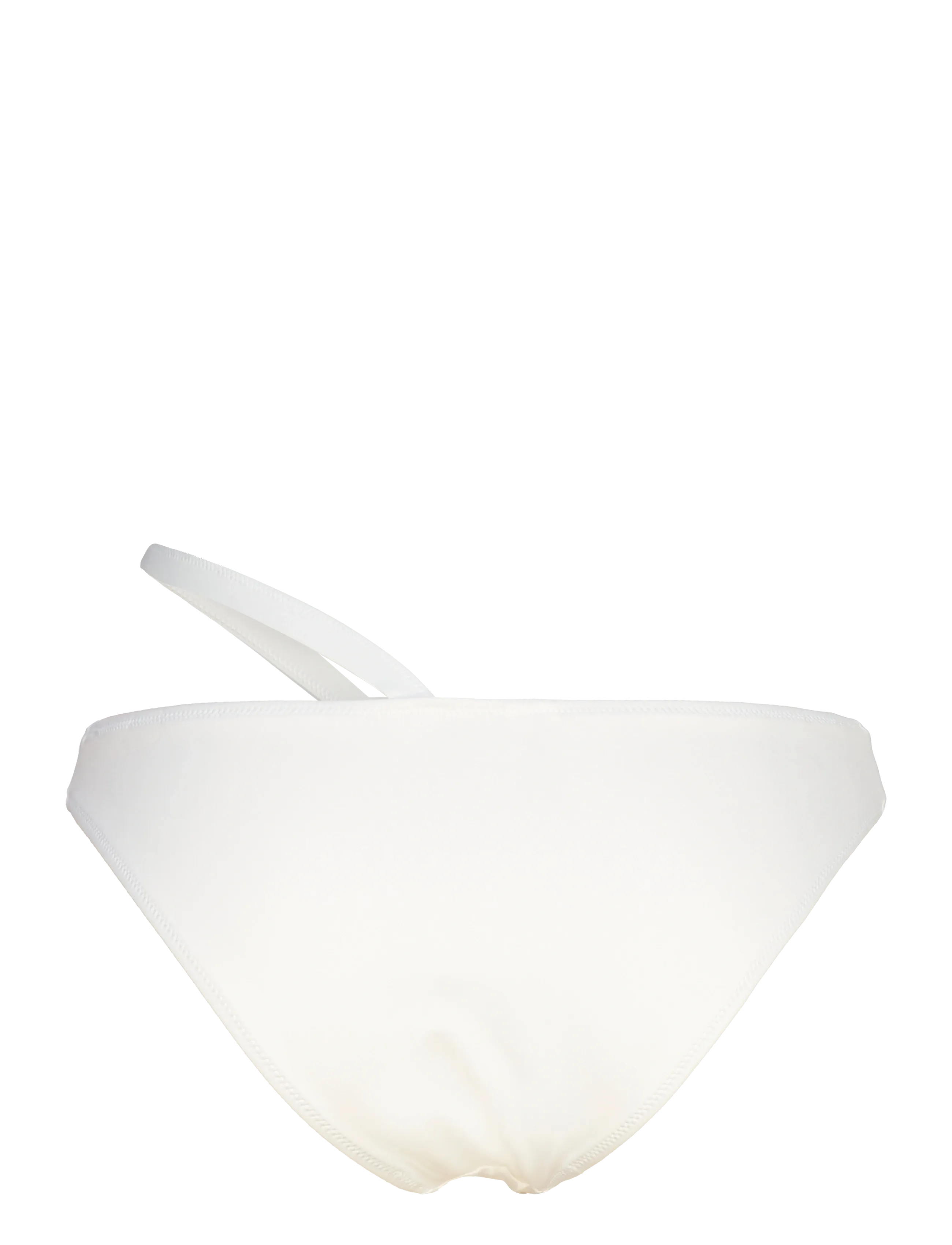 Monki - Strappy high waist bikini bottom - korkeavyötäröiset bikinialaosat - white light - 1