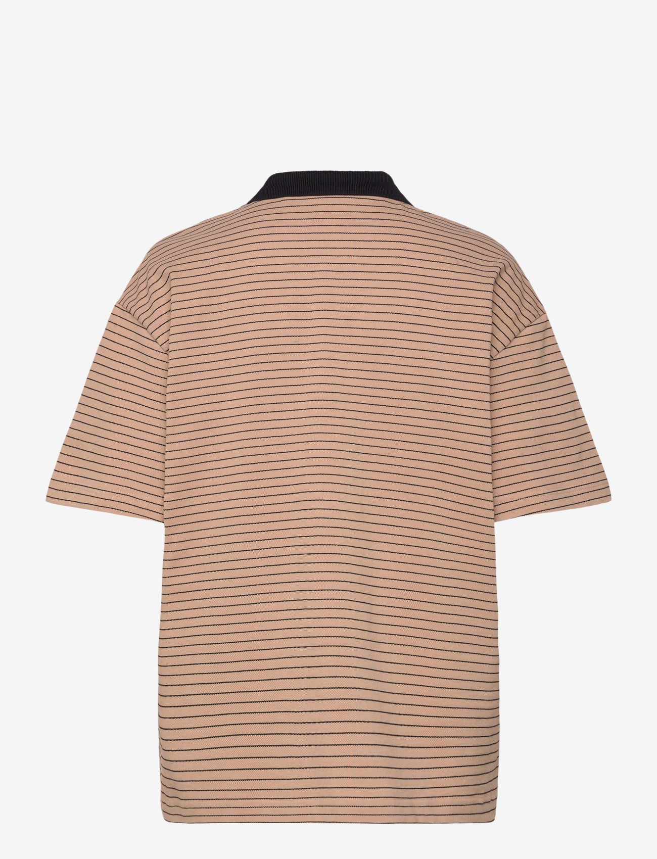 Monki - Short-sleeved polo t-shirt - pikéer - beige medium dusty - 1