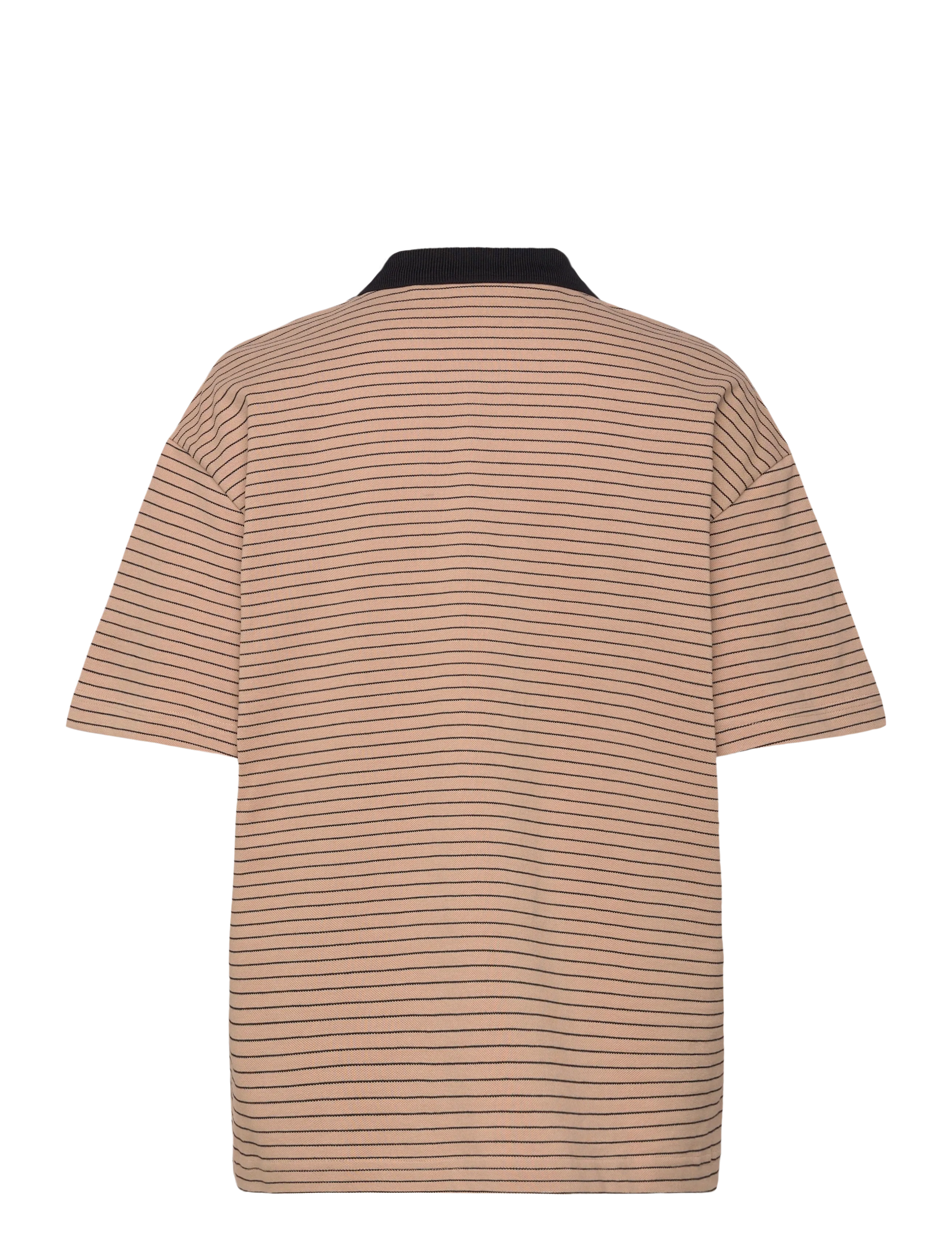 Monki - Short-sleeved polo t-shirt - polosärgid - beige medium dusty - 1
