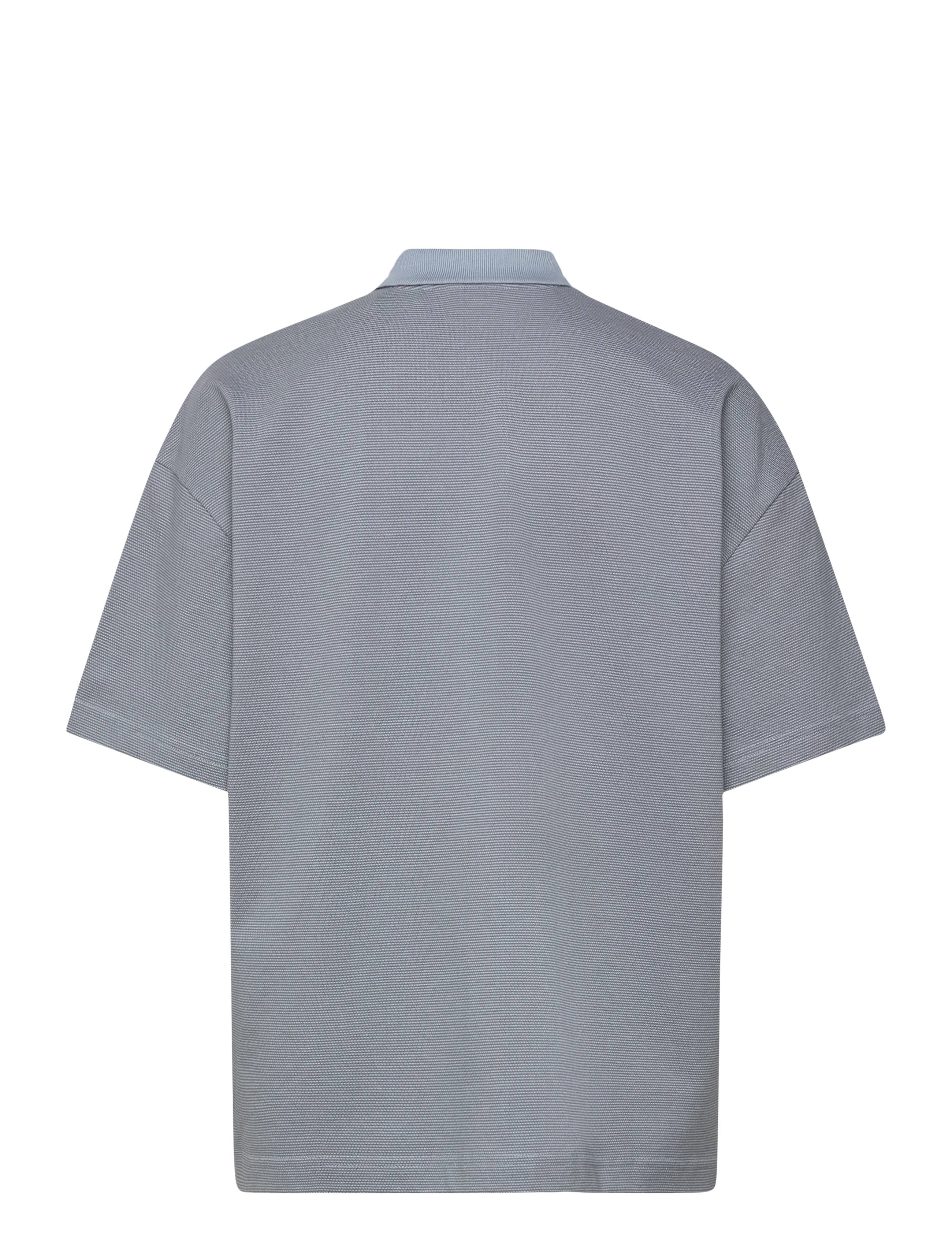Monki - Short-sleeved polo t-shirt - polo shirts - blue dusty light - 1