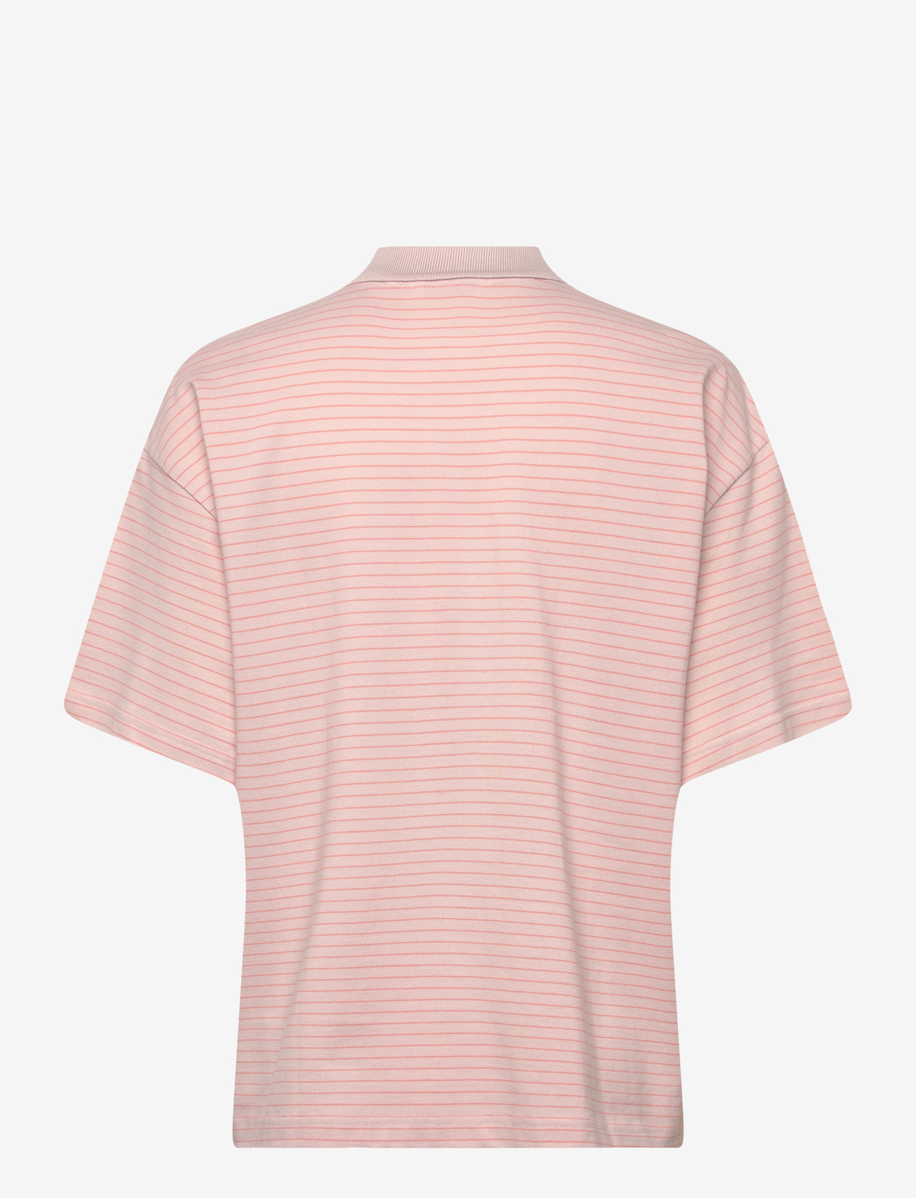 Monki - Short-sleeved polo t-shirt - poloer - pink dusty light - 1