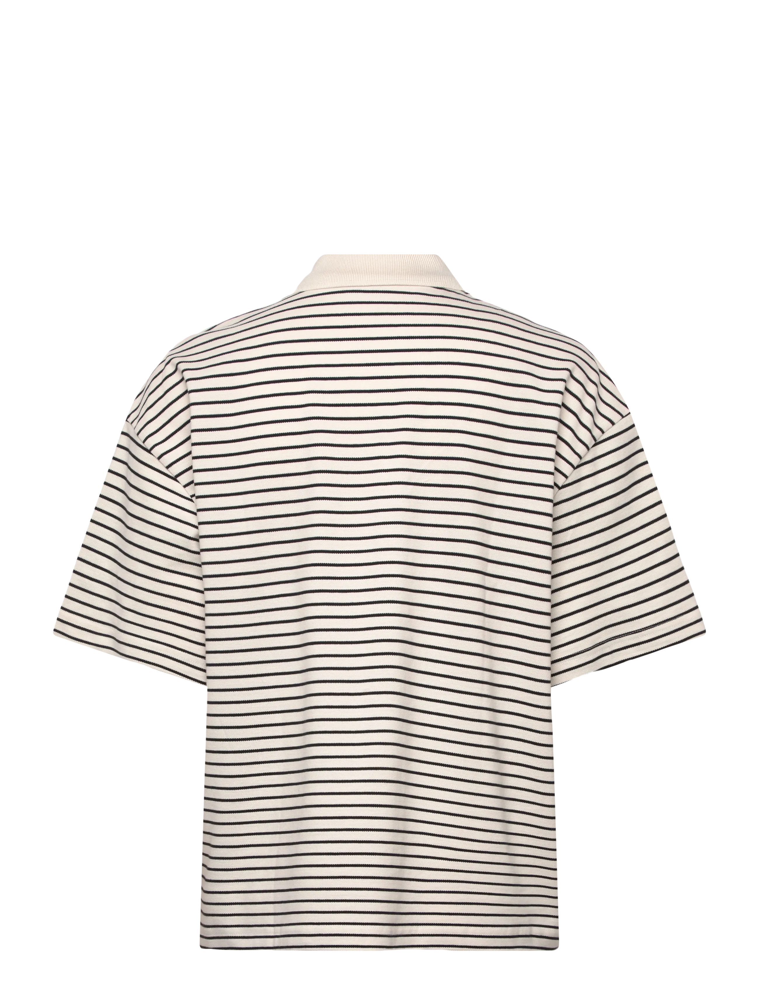 Monki - Short-sleeved polo t-shirt - polosärgid - white light - 1