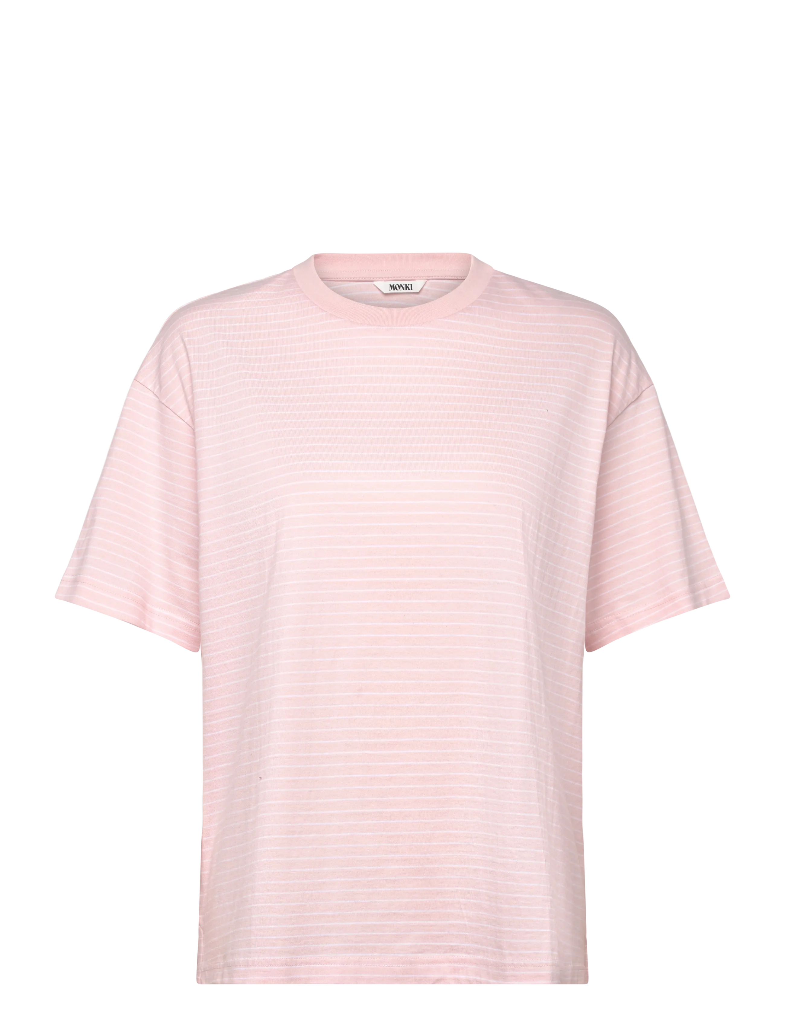 Monki Short-Sleeved Cotton T-Shirt, XXS, Pink, T-Shirts & Toppe > Kortærmede, Dame