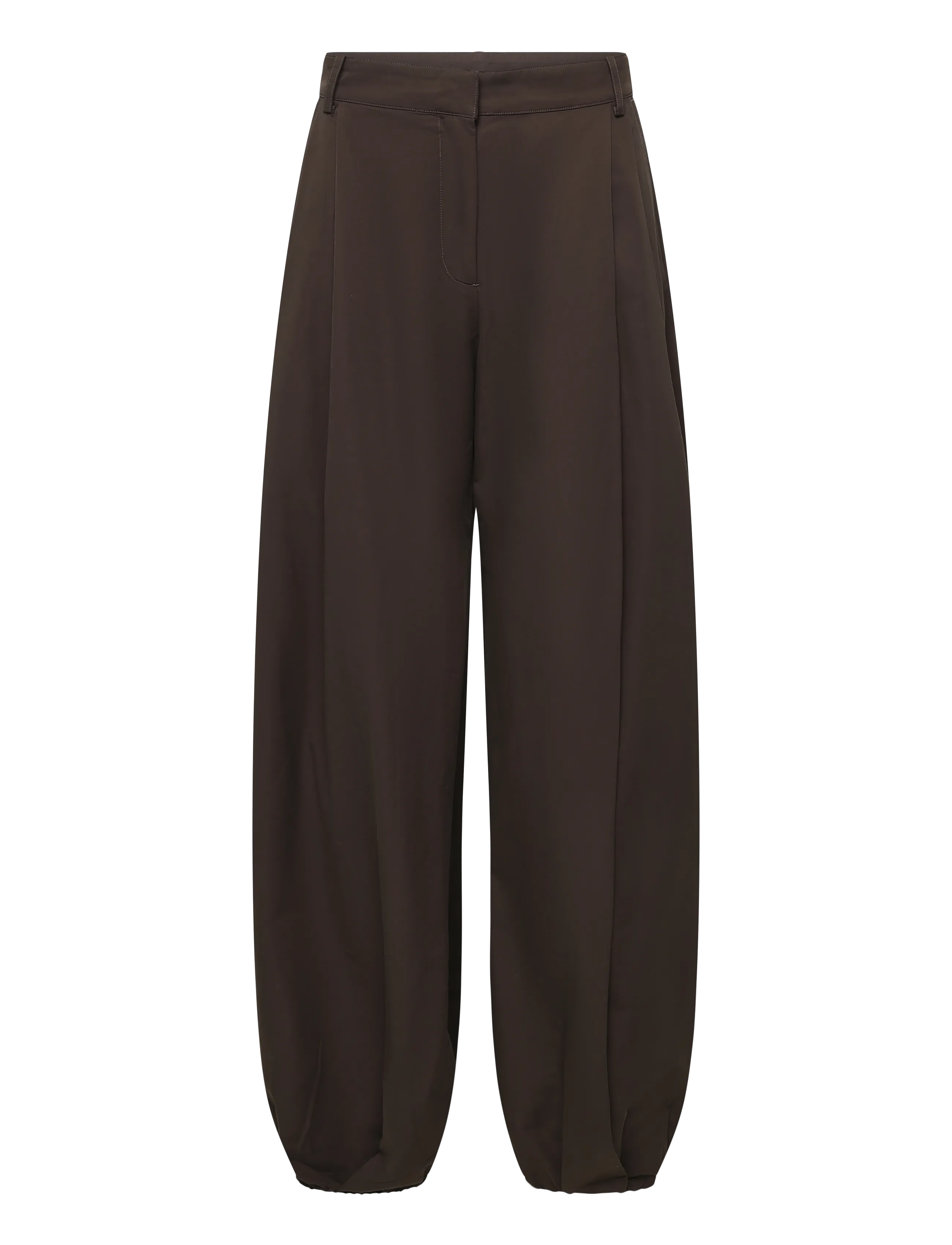 Monki Balloon Trousers - Riided - BROWN DARK / brown