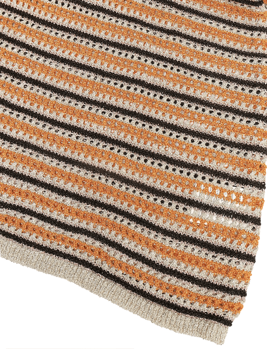 Monki - Knitted Open-Back Dress - sommerkleider - orange medium - 2