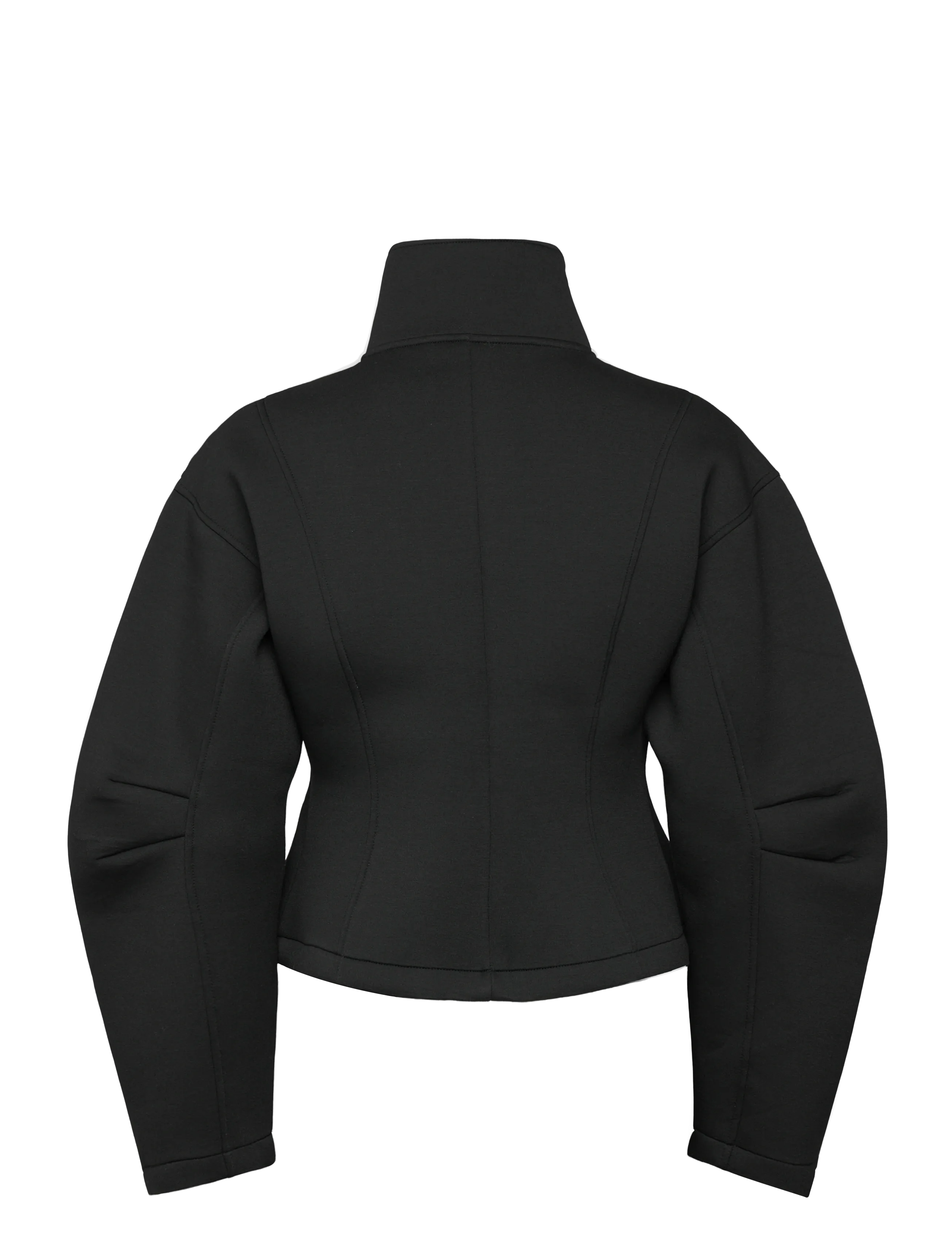 Monki - Volume scuba jacket - vårjackor - black dark - 1