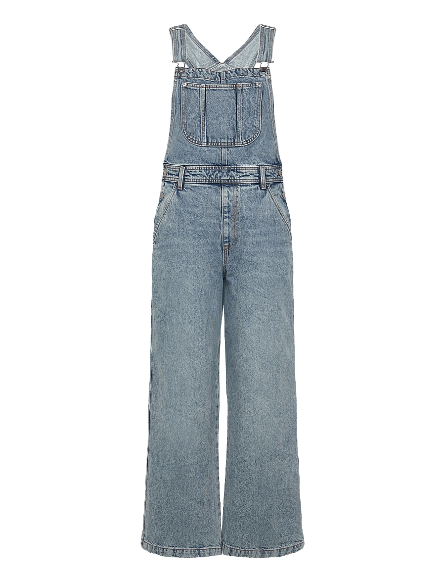 Monki - Denim dungaree - muotitrendit - denim blue light - 0