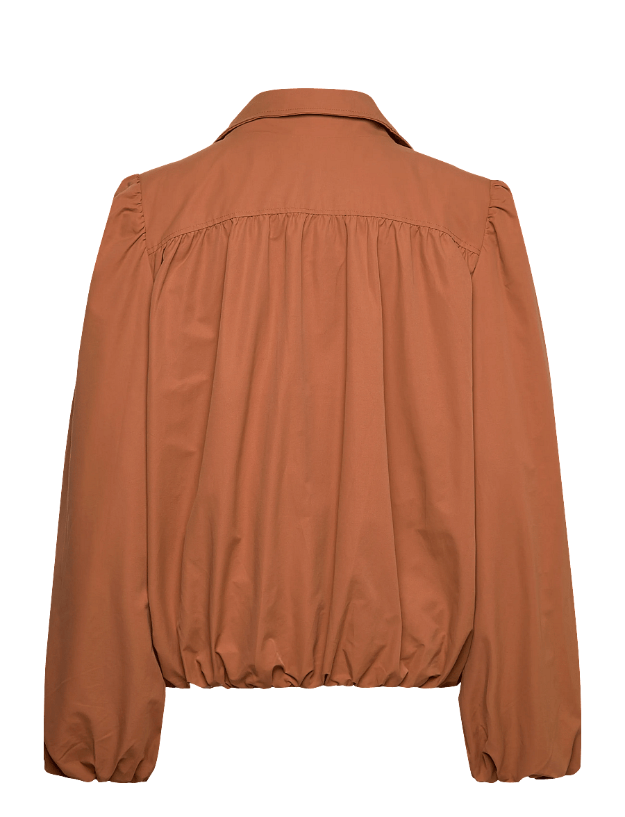 Monki - Oversized Funnel‑Neck Track Jacket - leichte jacken - brown medium dusty - 2