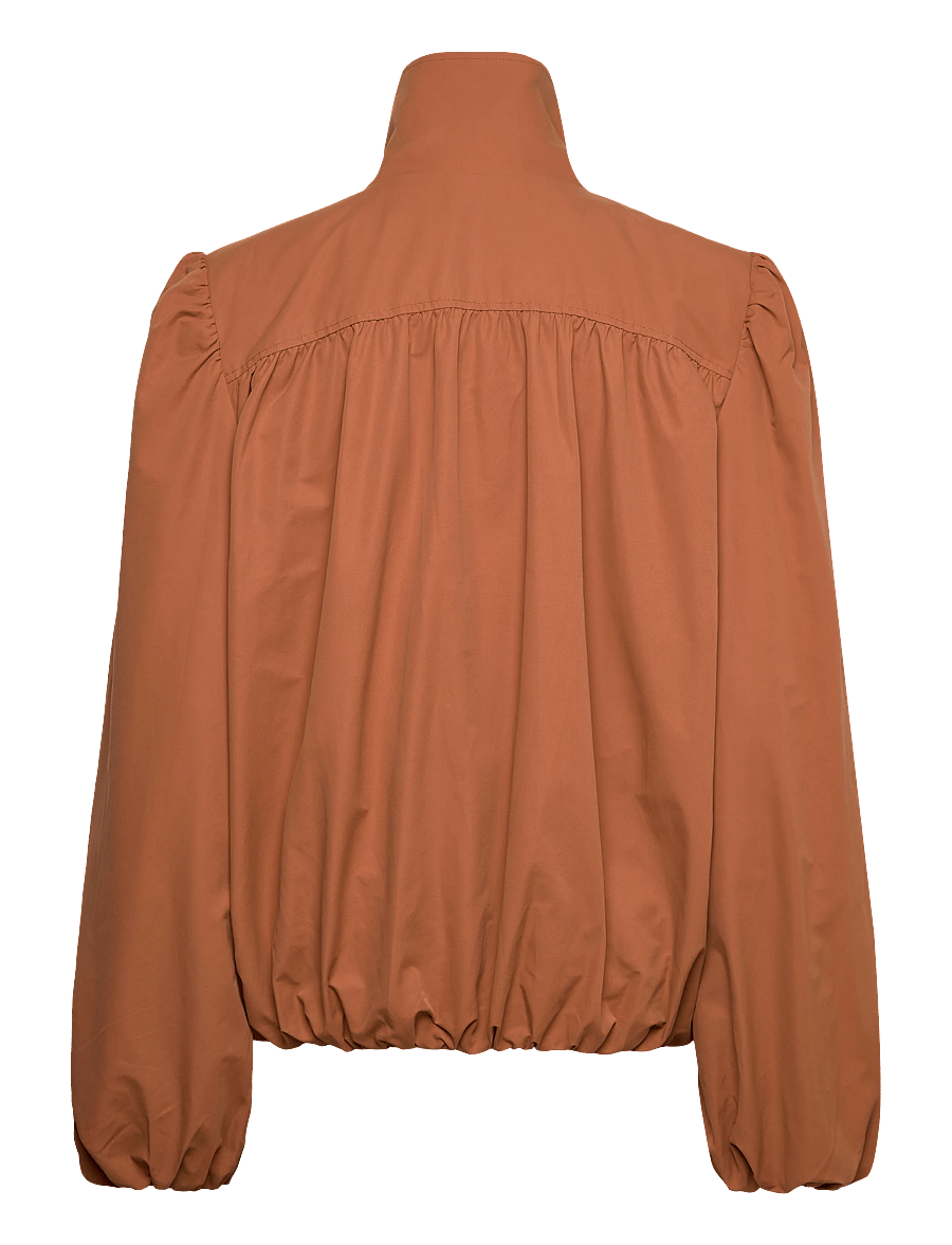 Monki - Oversized Funnel‑Neck Track Jacket - leichte jacken - brown medium dusty - 3
