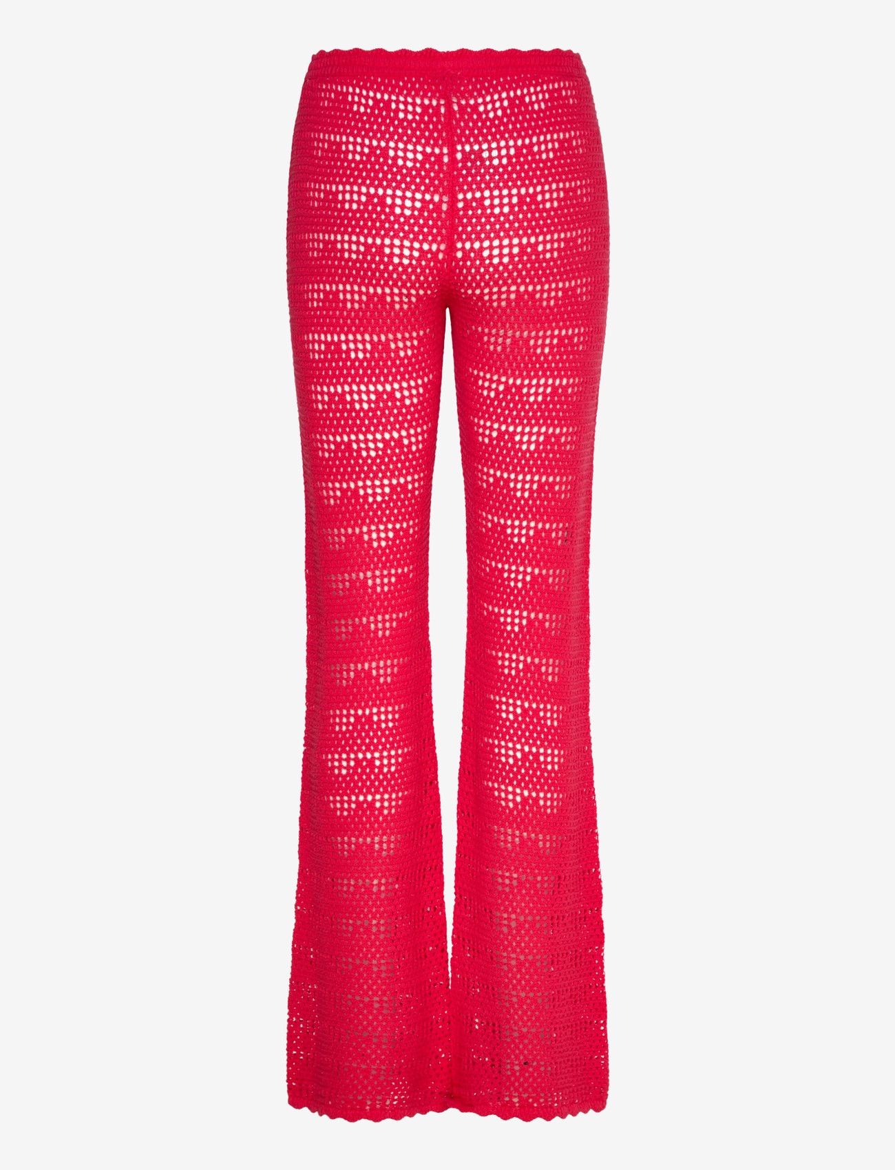 Monki - Knitted trousers - alt laiad püksid - red bright - 1