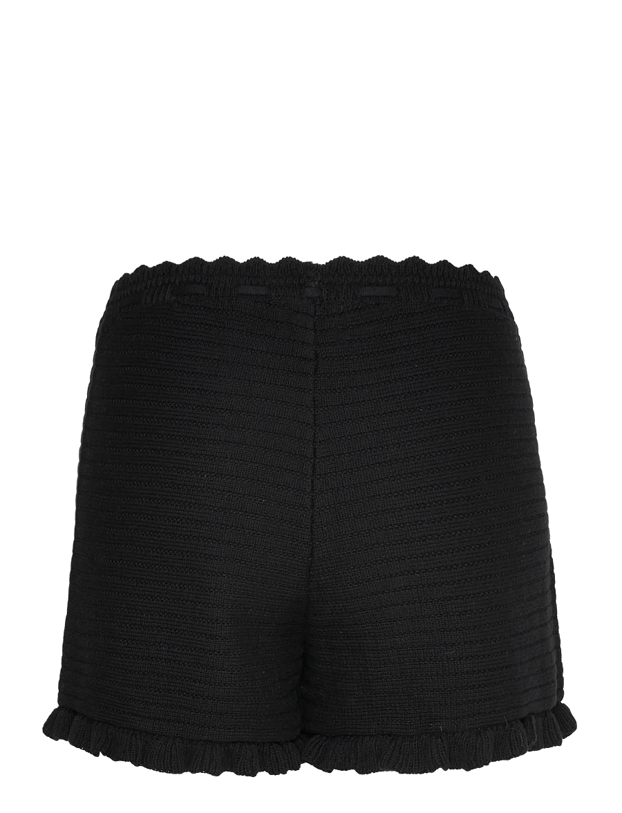 Monki - Mini knitted shorts - freizeitshorts - black dark - 1