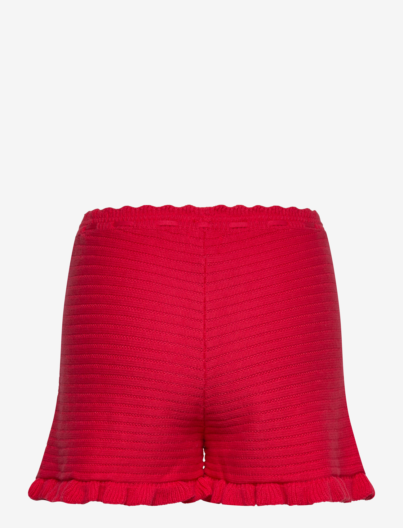 Monki - Mini knitted shorts - casual shorts - red bright - 1