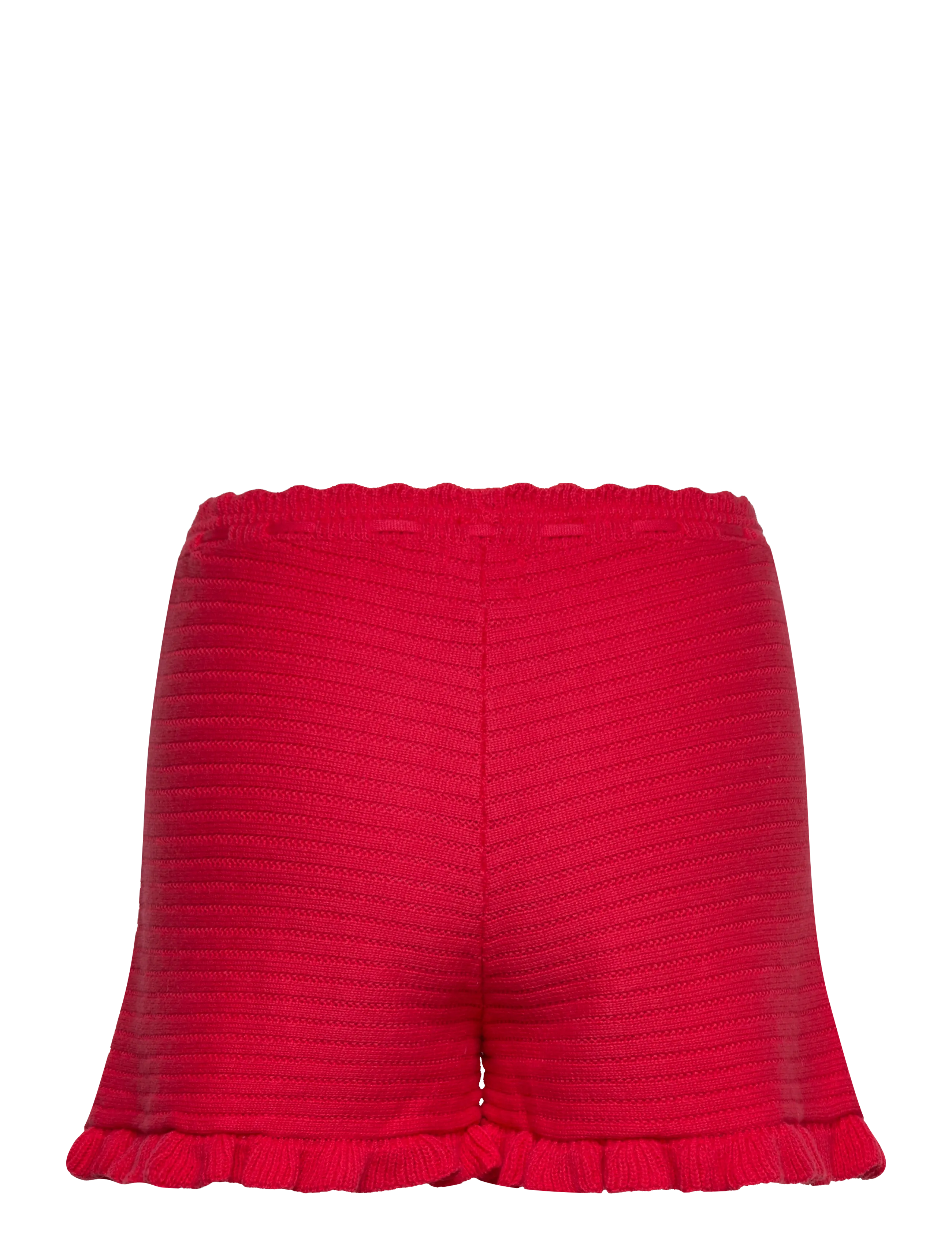 Monki - Mini knitted shorts - casual shorts - red bright - 1