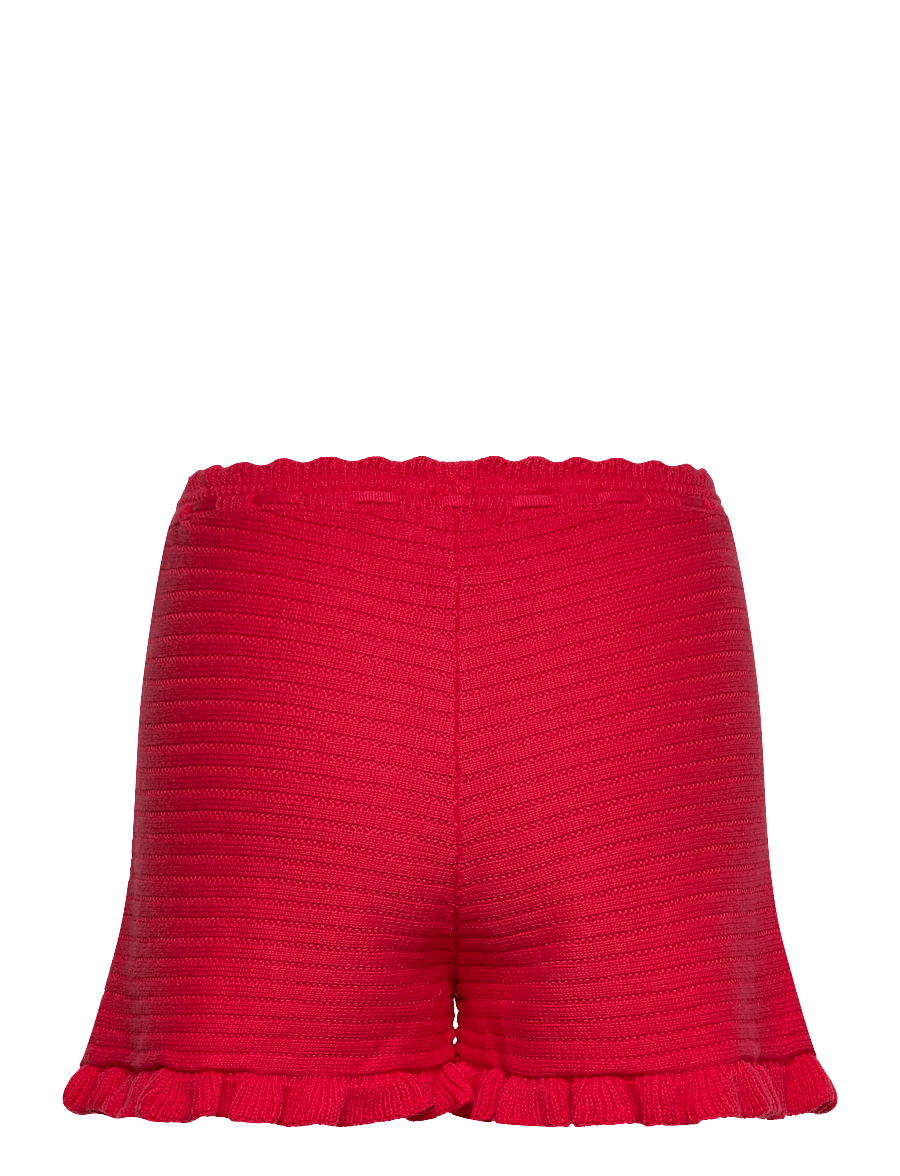 Monki - Mini knitted shorts - freizeitshorts - red bright - 1
