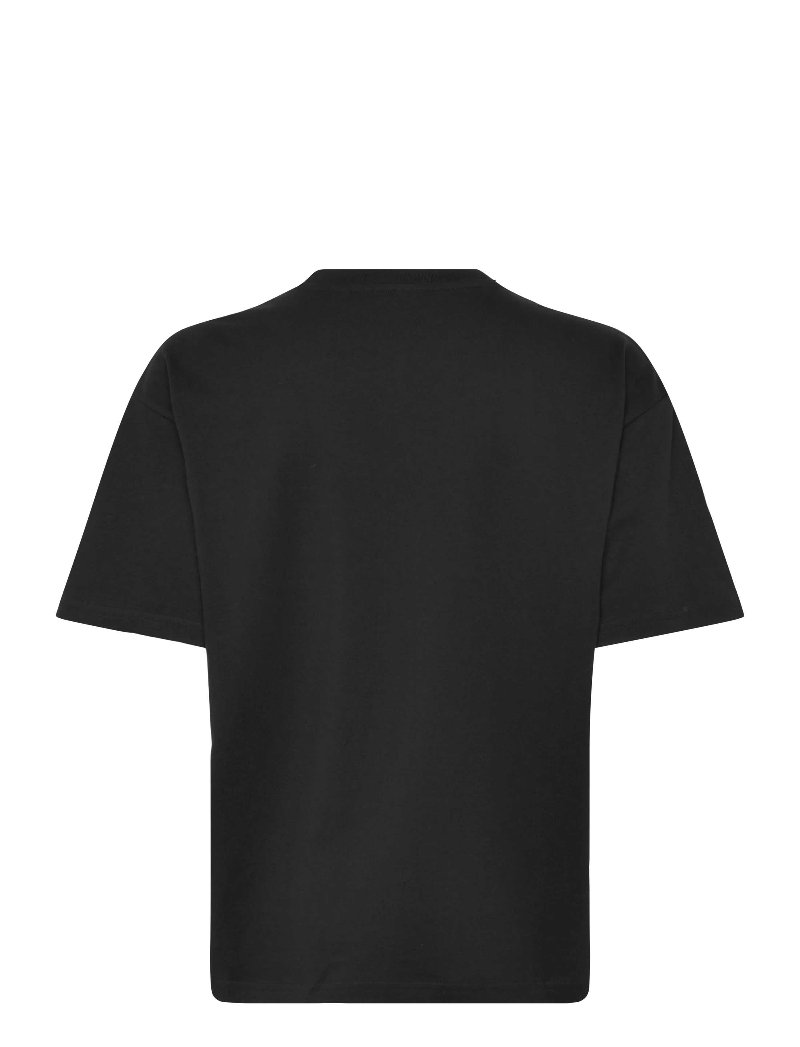 Monki - Boxy Cotton T-shirt - t-paidat - black dark - 1