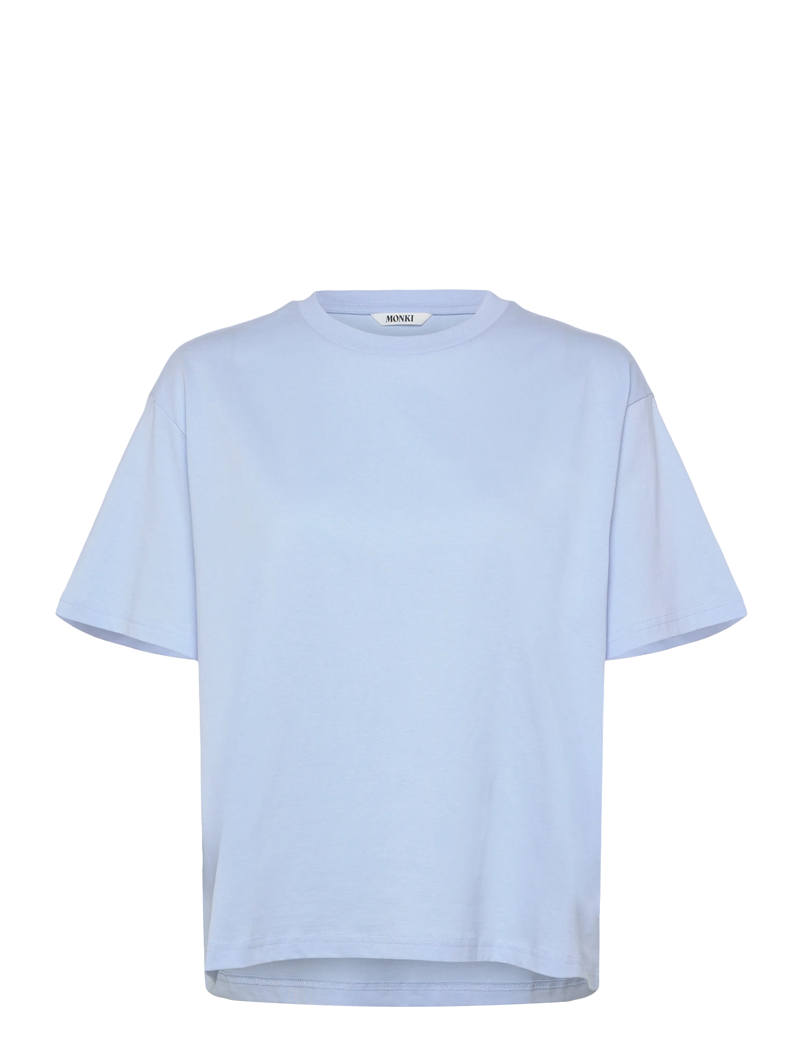 Monki Boxy Cotton T-Shirt, XS, Blue, T-Shirts & Toppe > Kortærmede, Dame