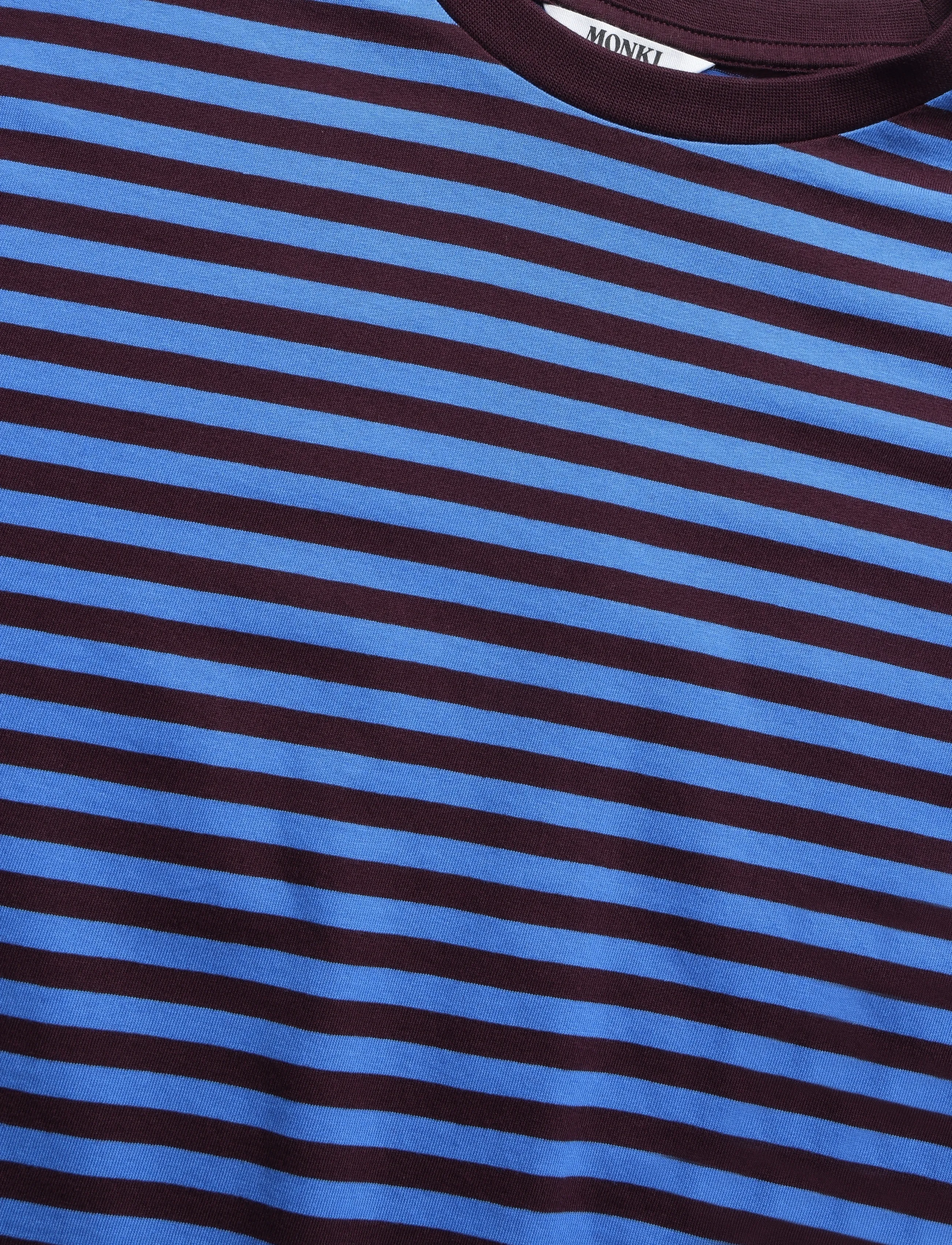 Monki - Boxy Cotton T-shirt - t-shirts - blue medium - 2