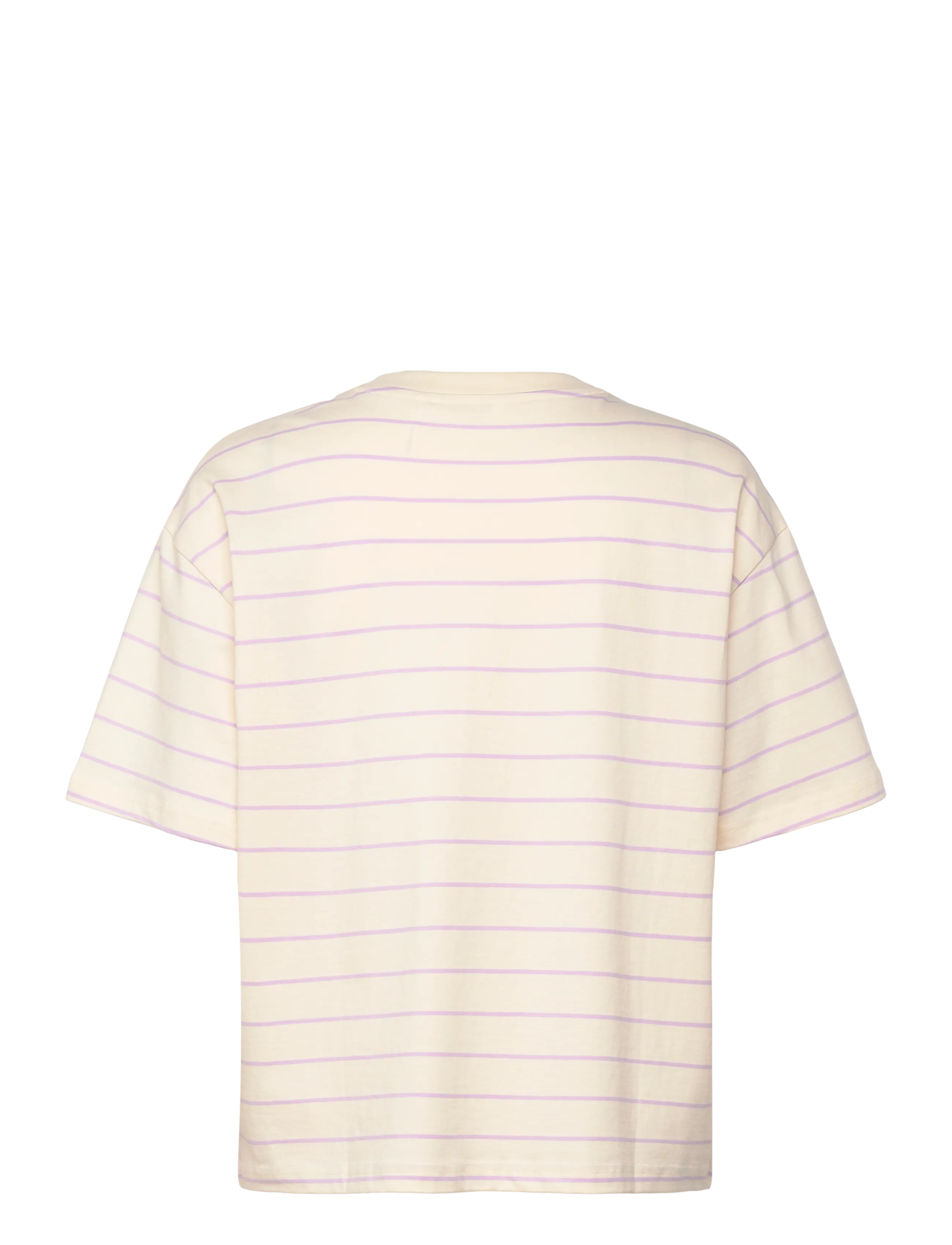 Monki - Boxy Cotton T-shirt - t-shirts - lilac purple light - 1