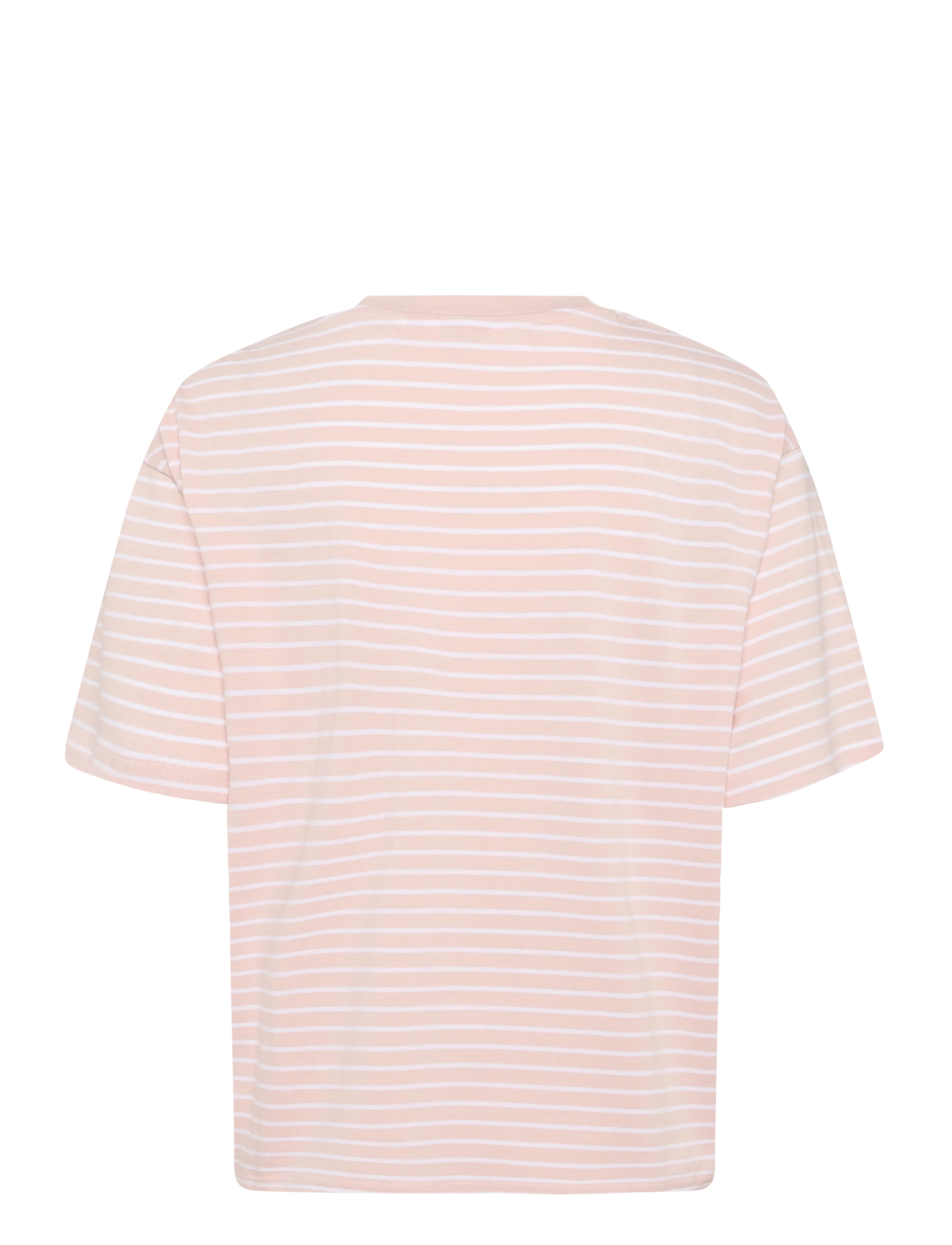 Monki - Boxy Cotton T-shirt - t-shirts - pink dusty light - 1