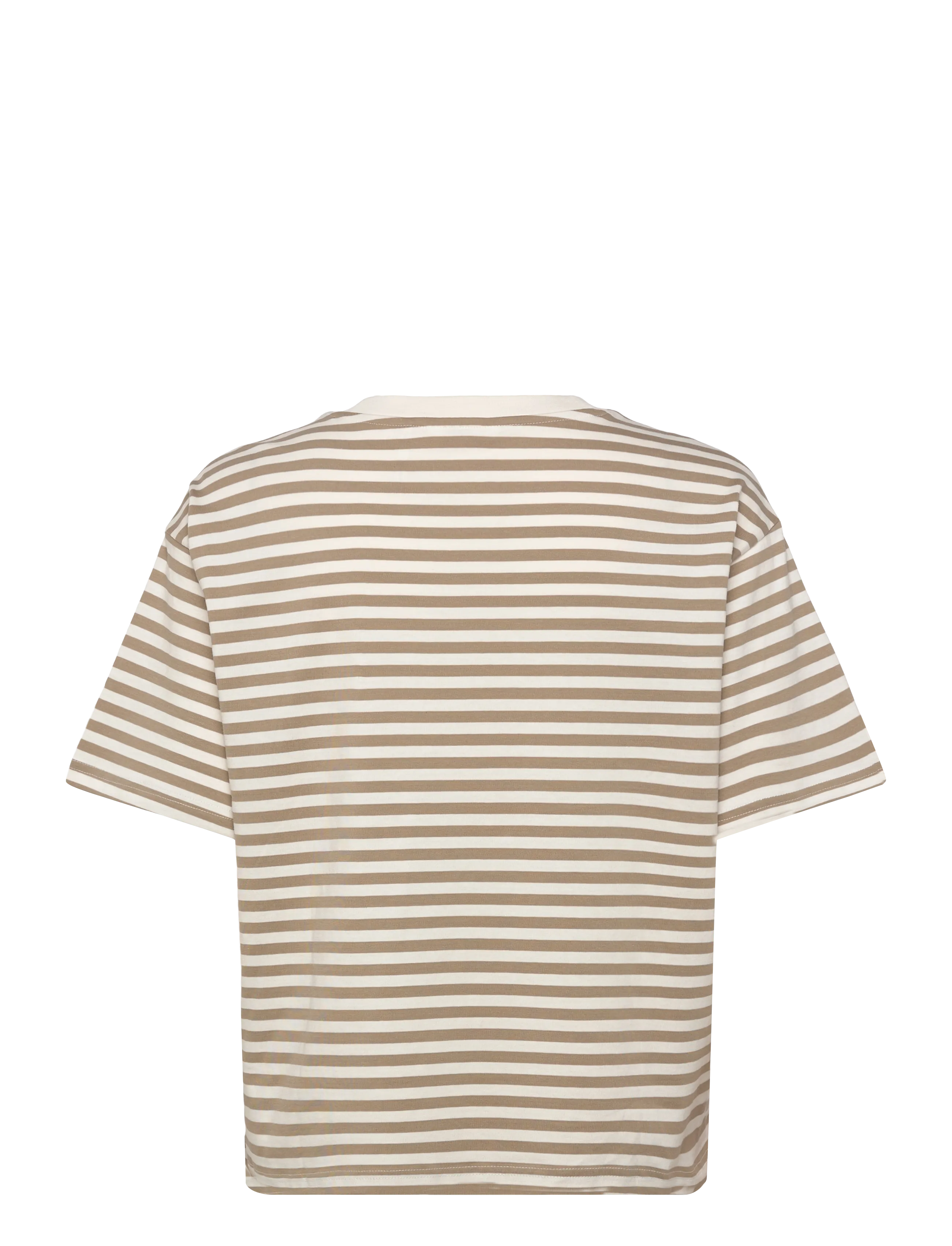 Monki - Boxy Cotton T-shirt - t-shirts - white dusty light - 1