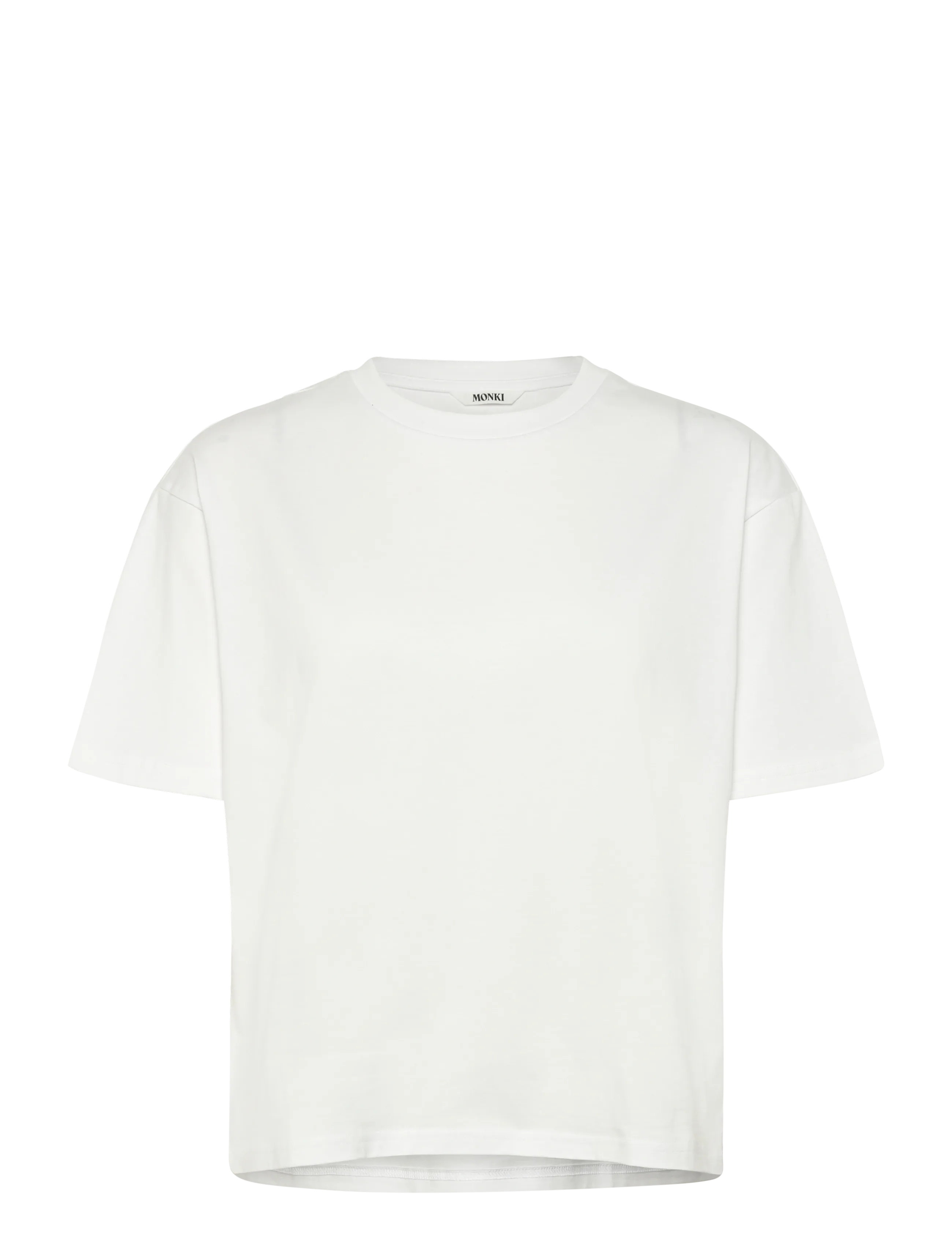 Monki Boxy Cotton T-shirt - Clothing - WHITE LIGHT / white