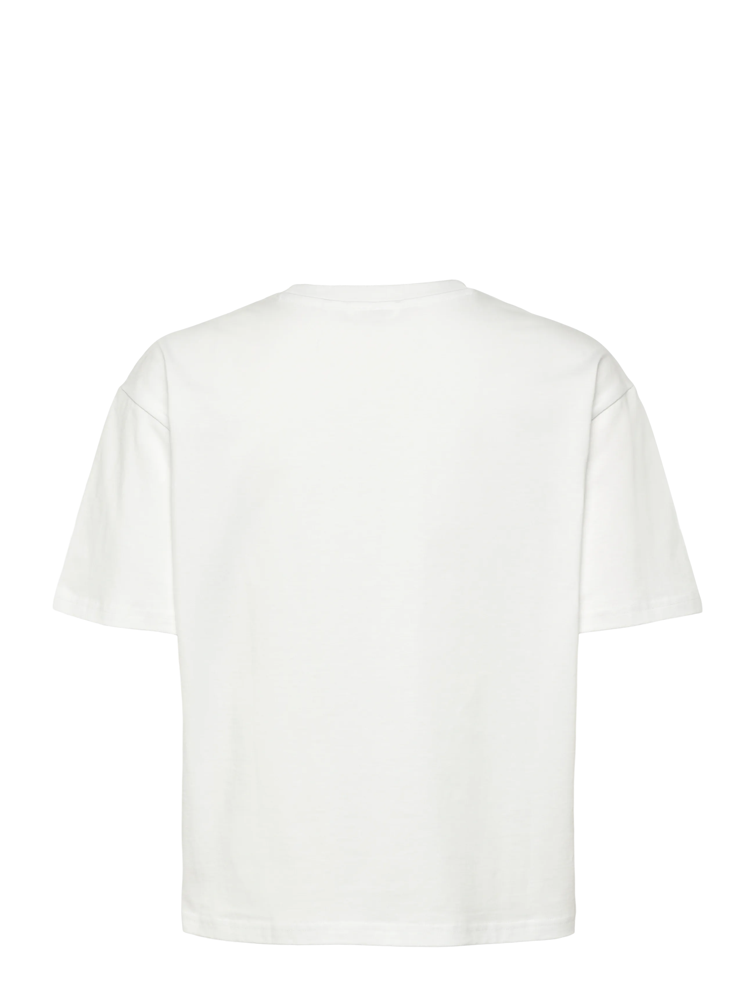 Monki - Boxy Cotton T-shirt - t-shirts - white light - 1