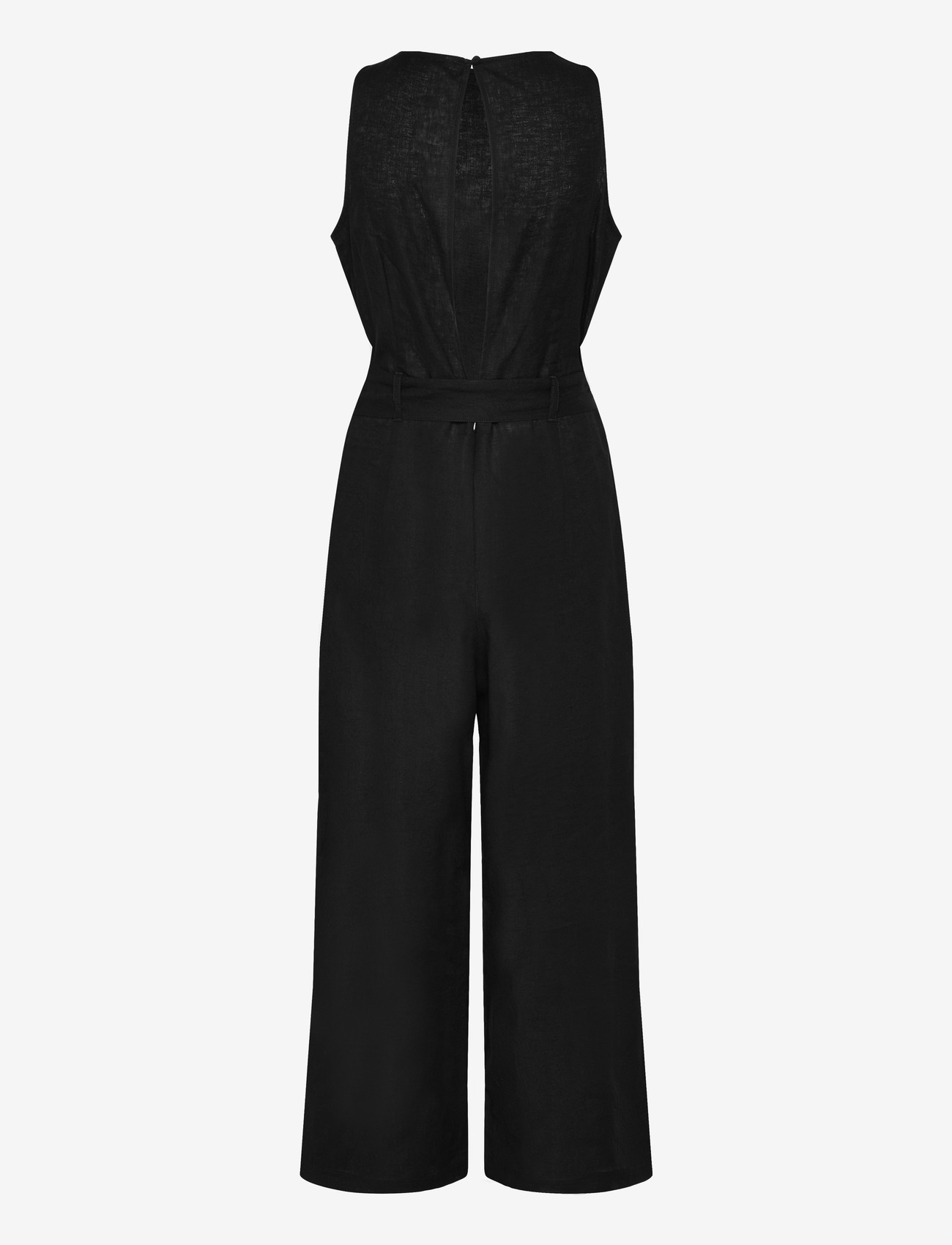 Monki - Linen jumpsuit - modetrender - black dark - 1