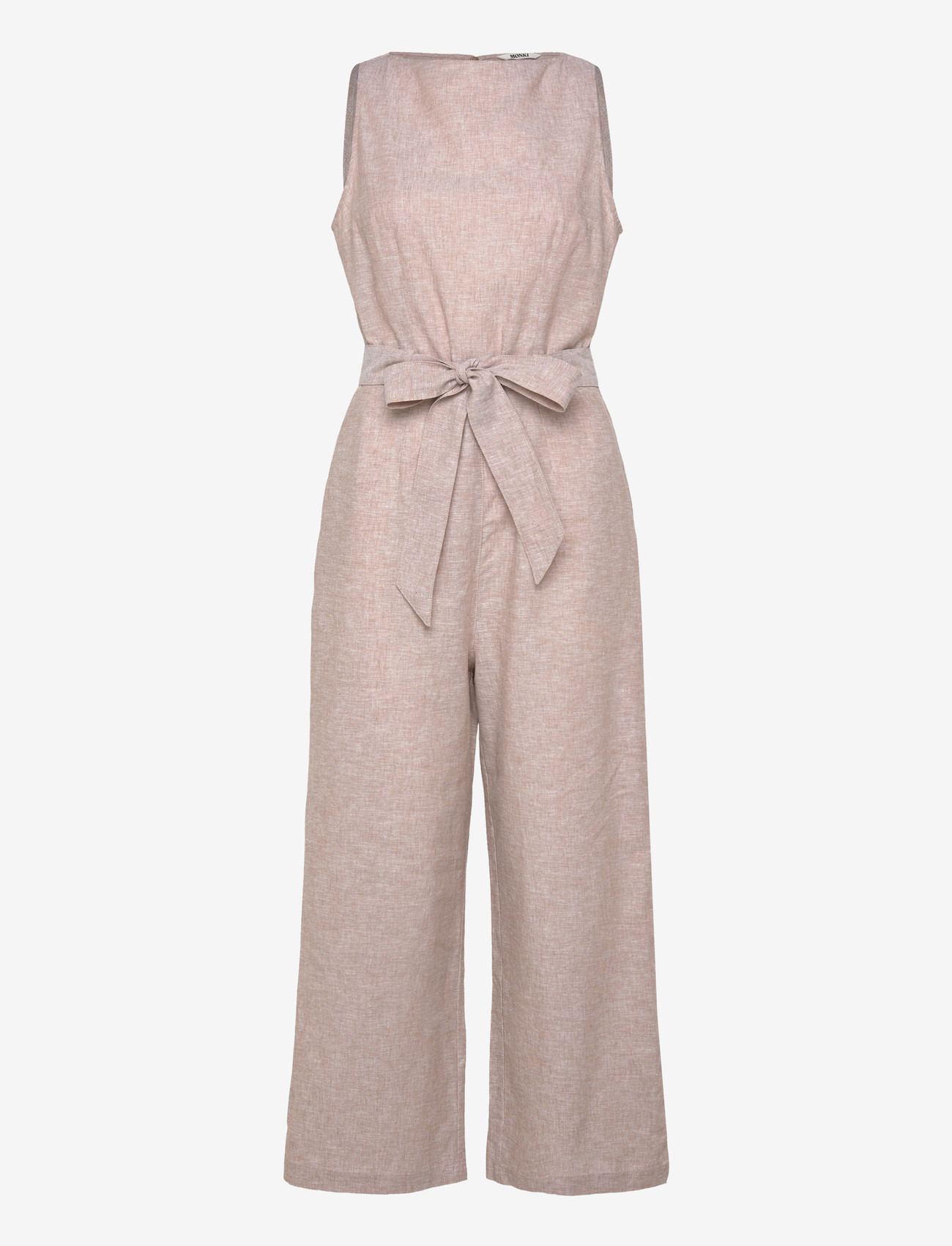 Monki - Linen jumpsuit - modetrender - mole dusty light - 0