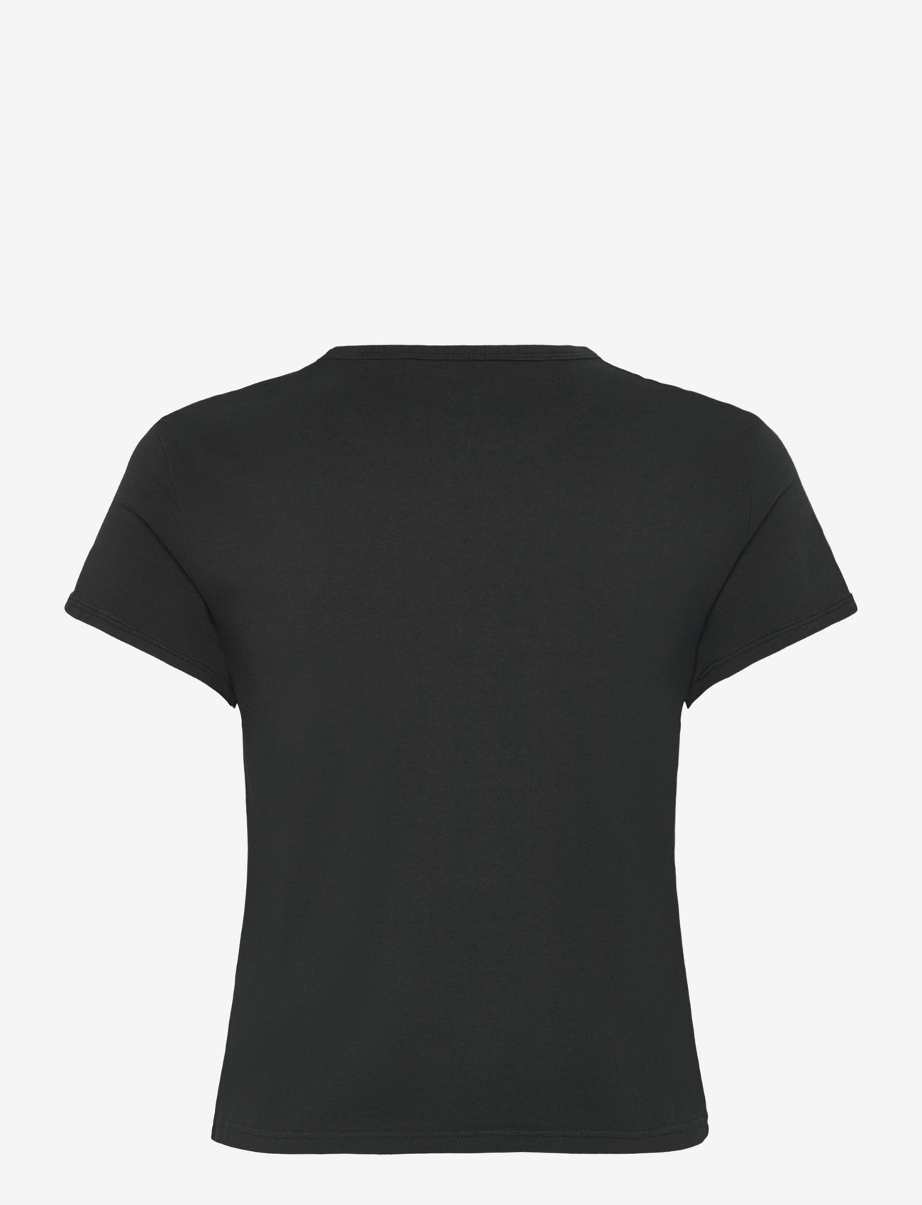 Monki - PRINTED BABY TEE - t-shirts - black dark - 1