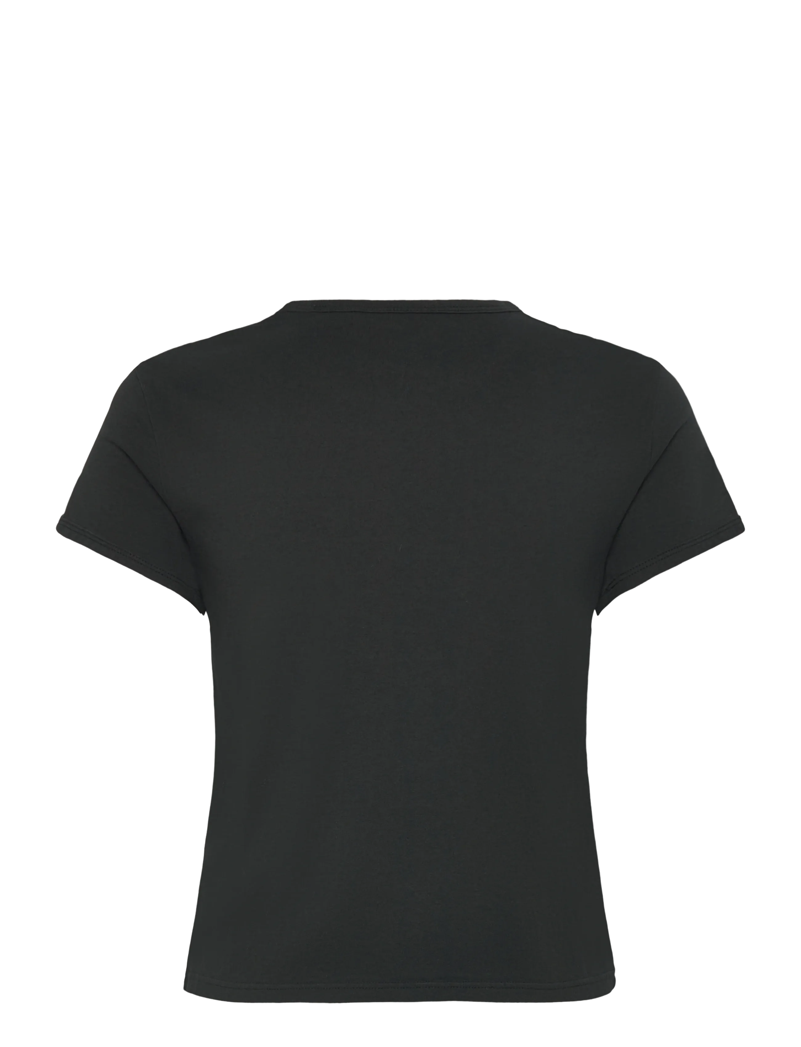Monki - PRINTED BABY TEE - t-shirts - black dark - 1