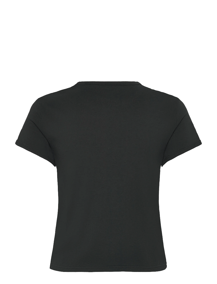 Monki - PRINTED BABY TEE - t-särgid - black dark - 1