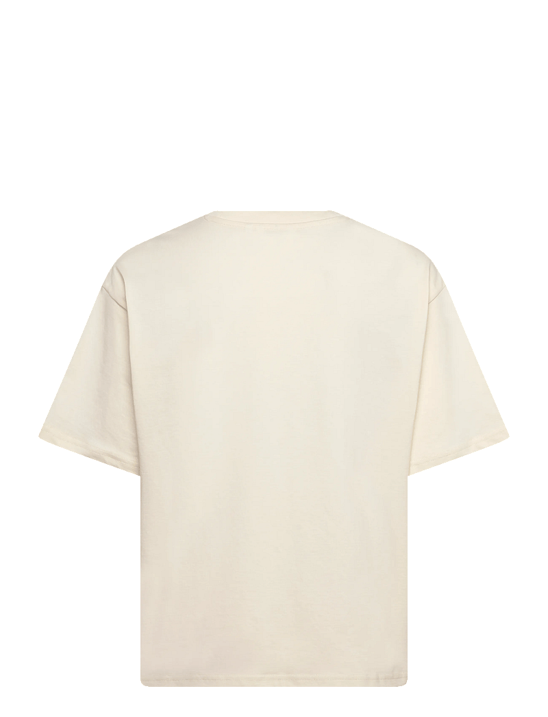 Monki - Printed Boxy T-shirt - t-shirts - white dusty light - 1