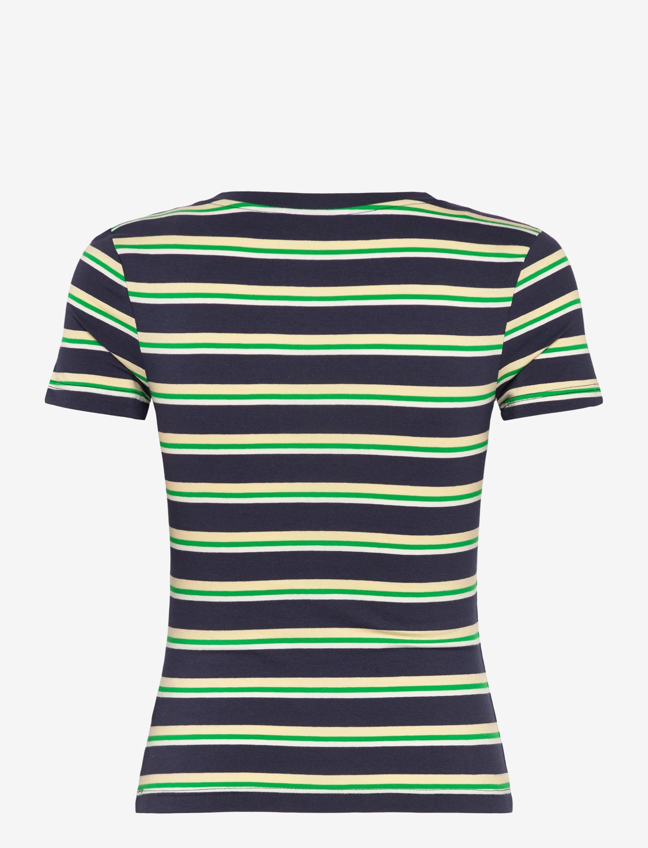 Monki - Tight Mini T-shirt - t-shirts - blue dark - 1