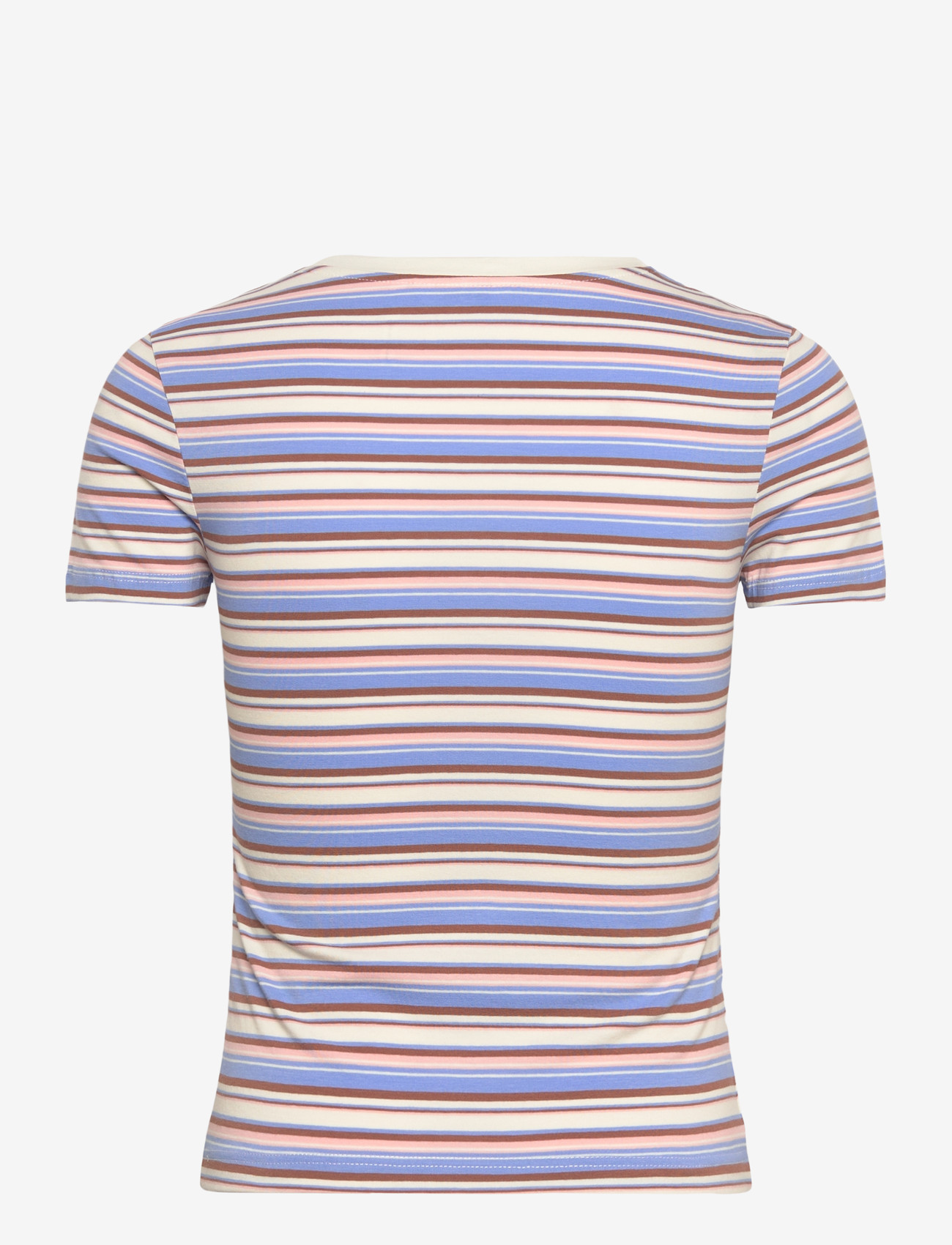 Monki - Tight Mini T-shirt - t-shirts - blue medium - 1