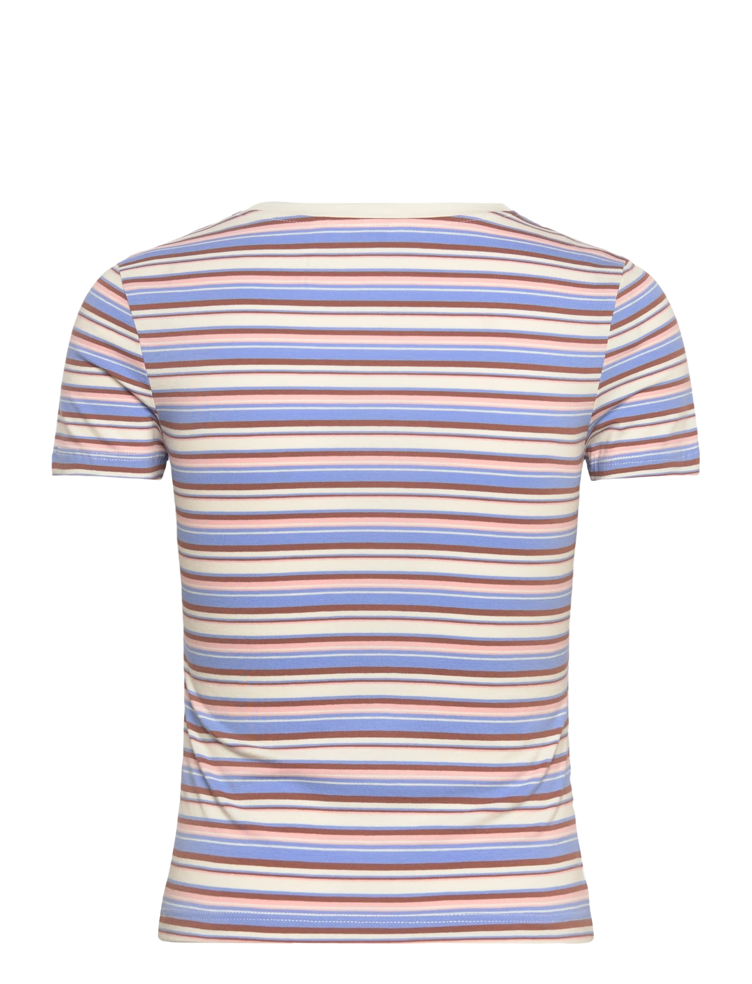 Monki - Tight Mini T-shirt - t-shirts - blue medium - 1