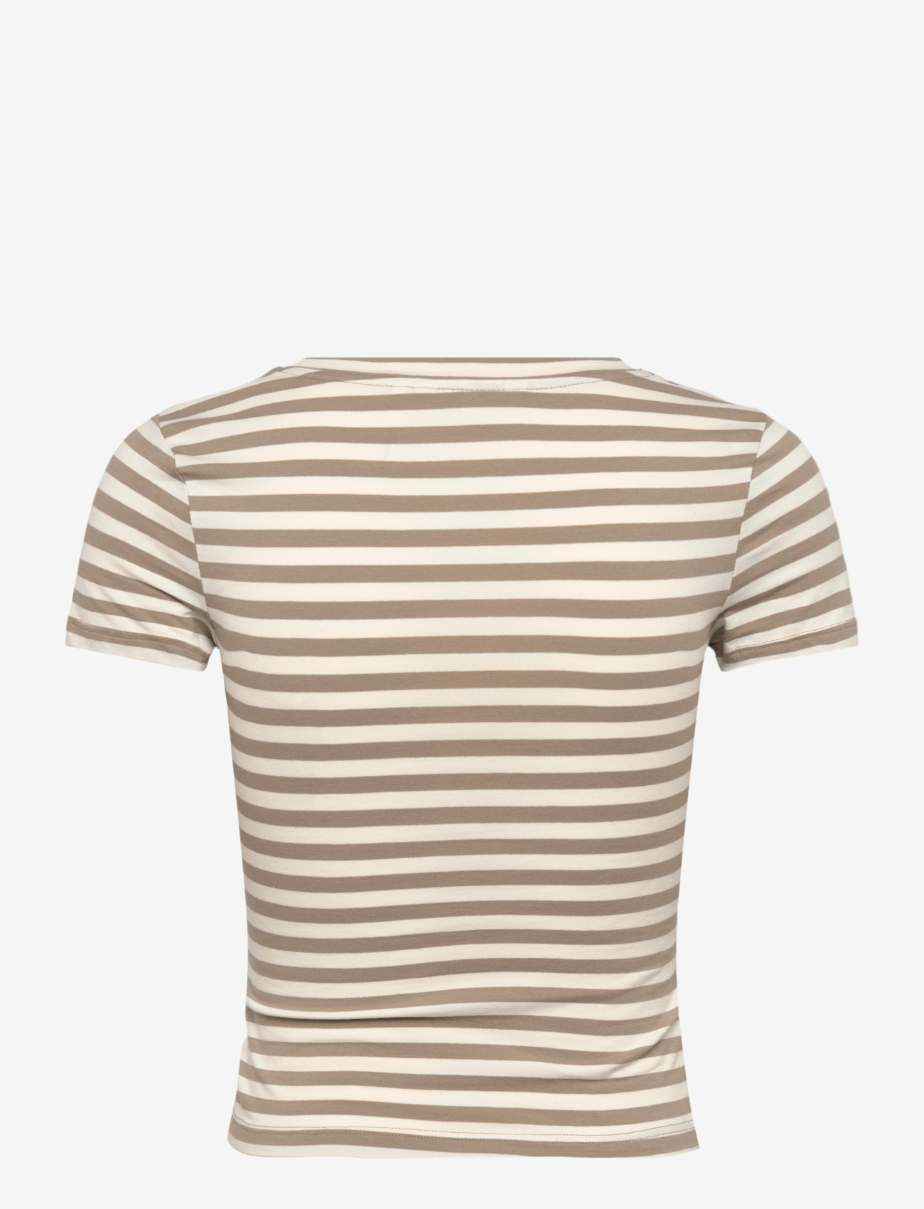 Monki - Tight Mini T-shirt - t-shirts - khaki green dusty light - 1