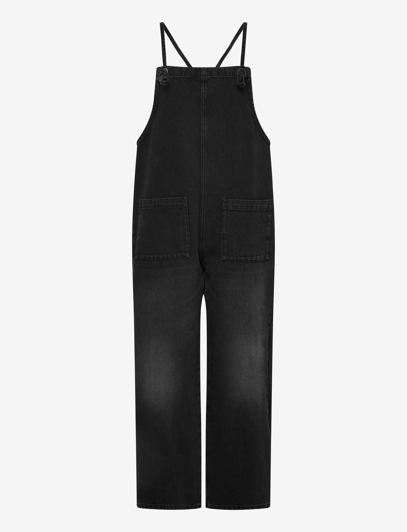 Monki - Twill dungaree - fashion trends - denim black dark - 0