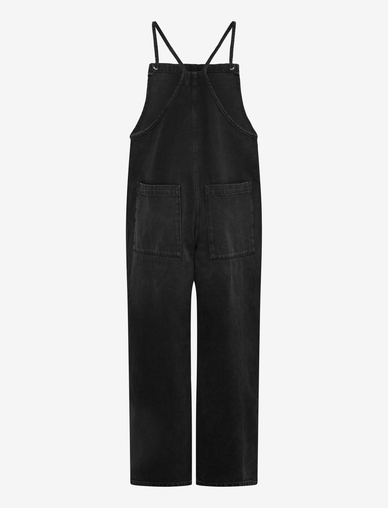 Monki - Twill dungaree - fashion trends - denim black dark - 1
