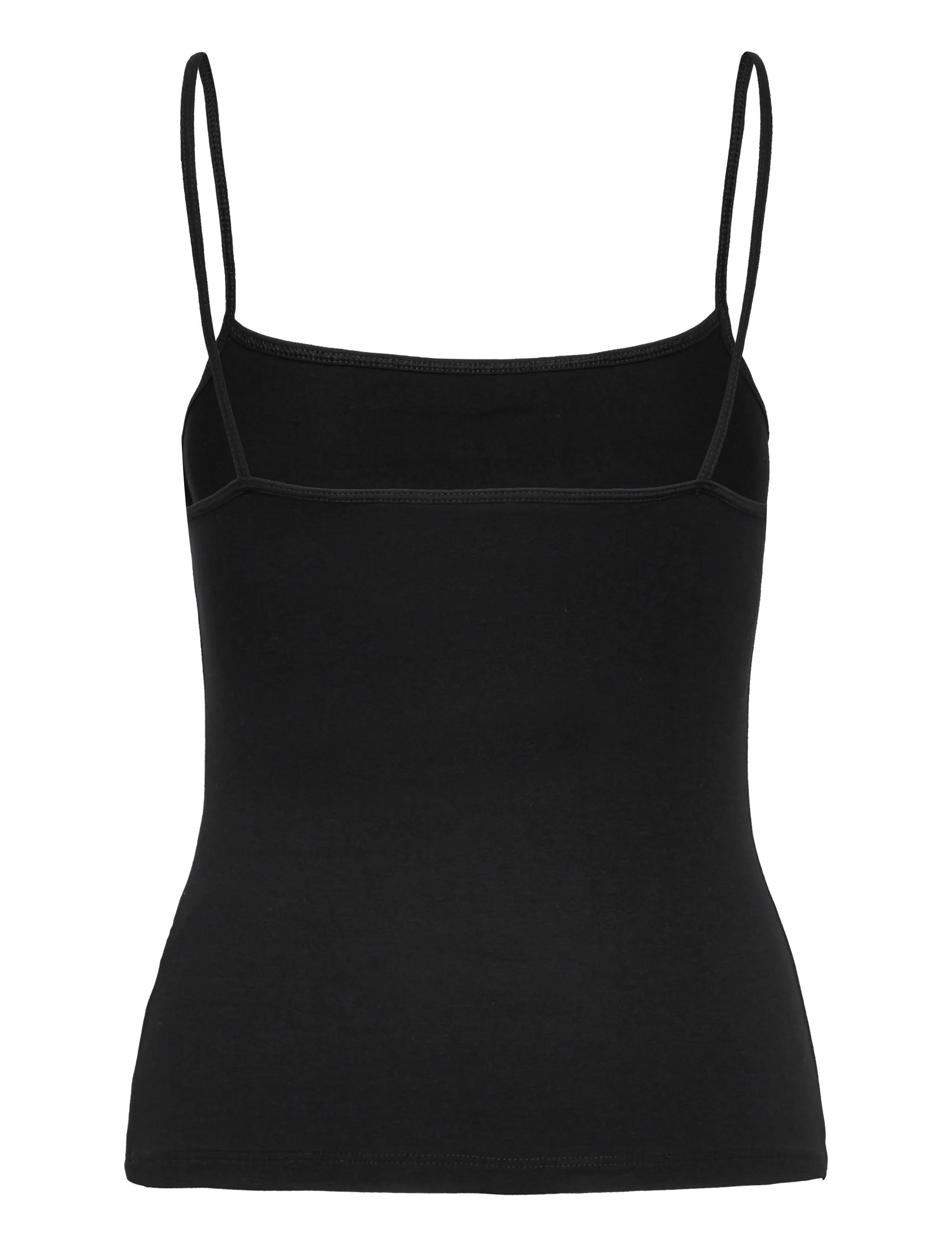 Monki - Strap Tank Top - tanktops - black dark - 1