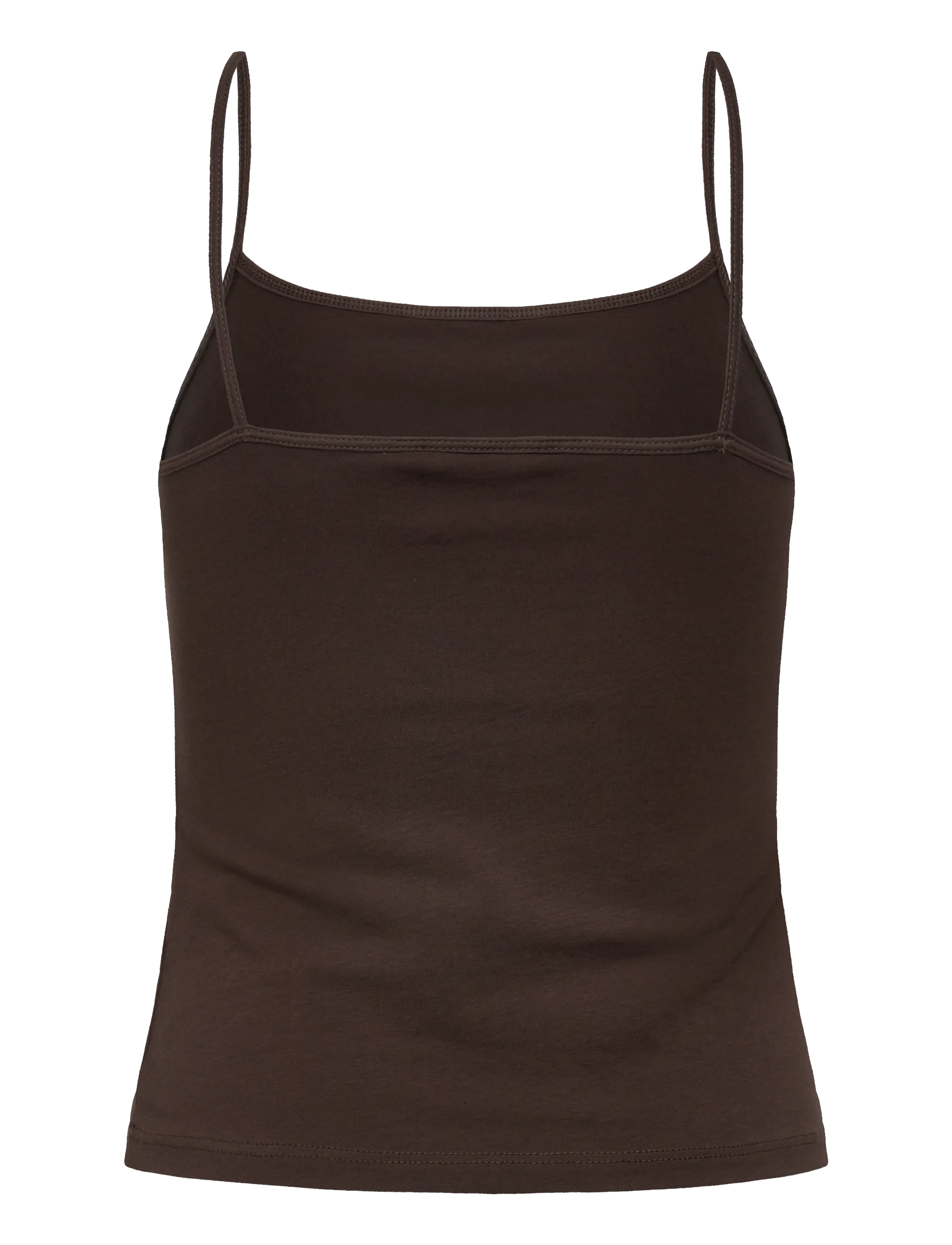 Monki - Strap Tank Top - brown dark - 1