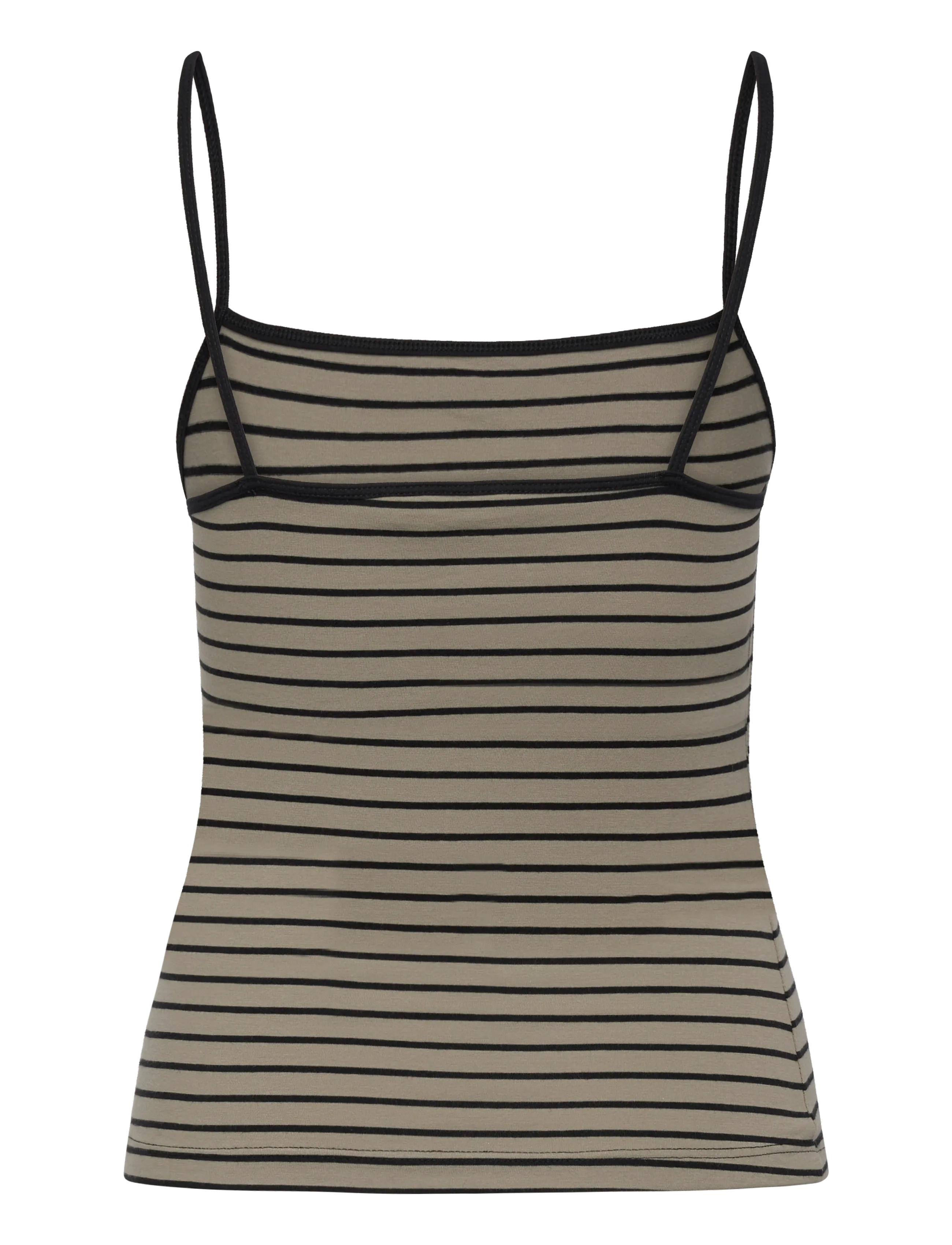 Monki - Strap Tank Top - sleeveless tops - khaki green dusty light - 1