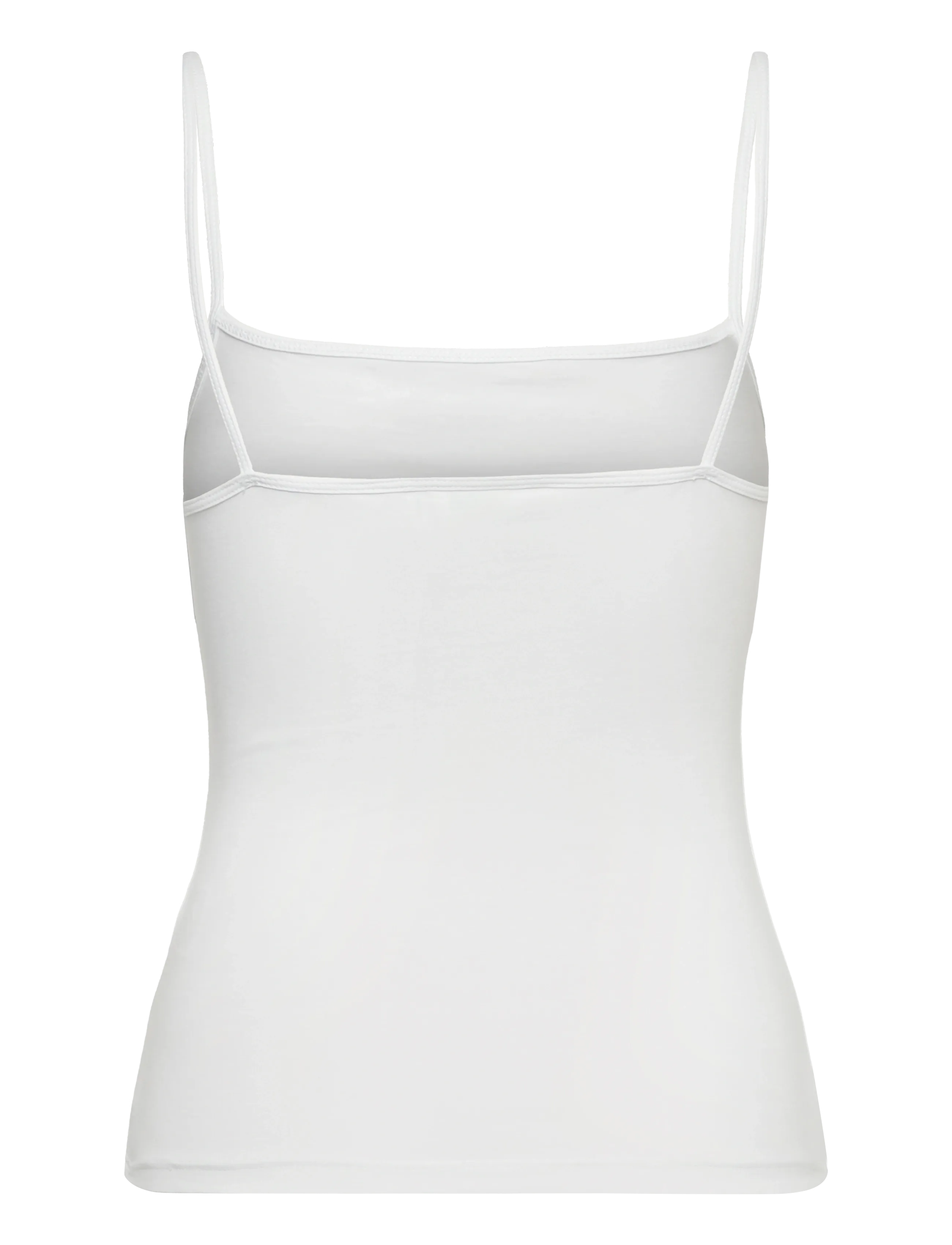 Monki - Strap Tank Top - sleeveless tops - white light - 1
