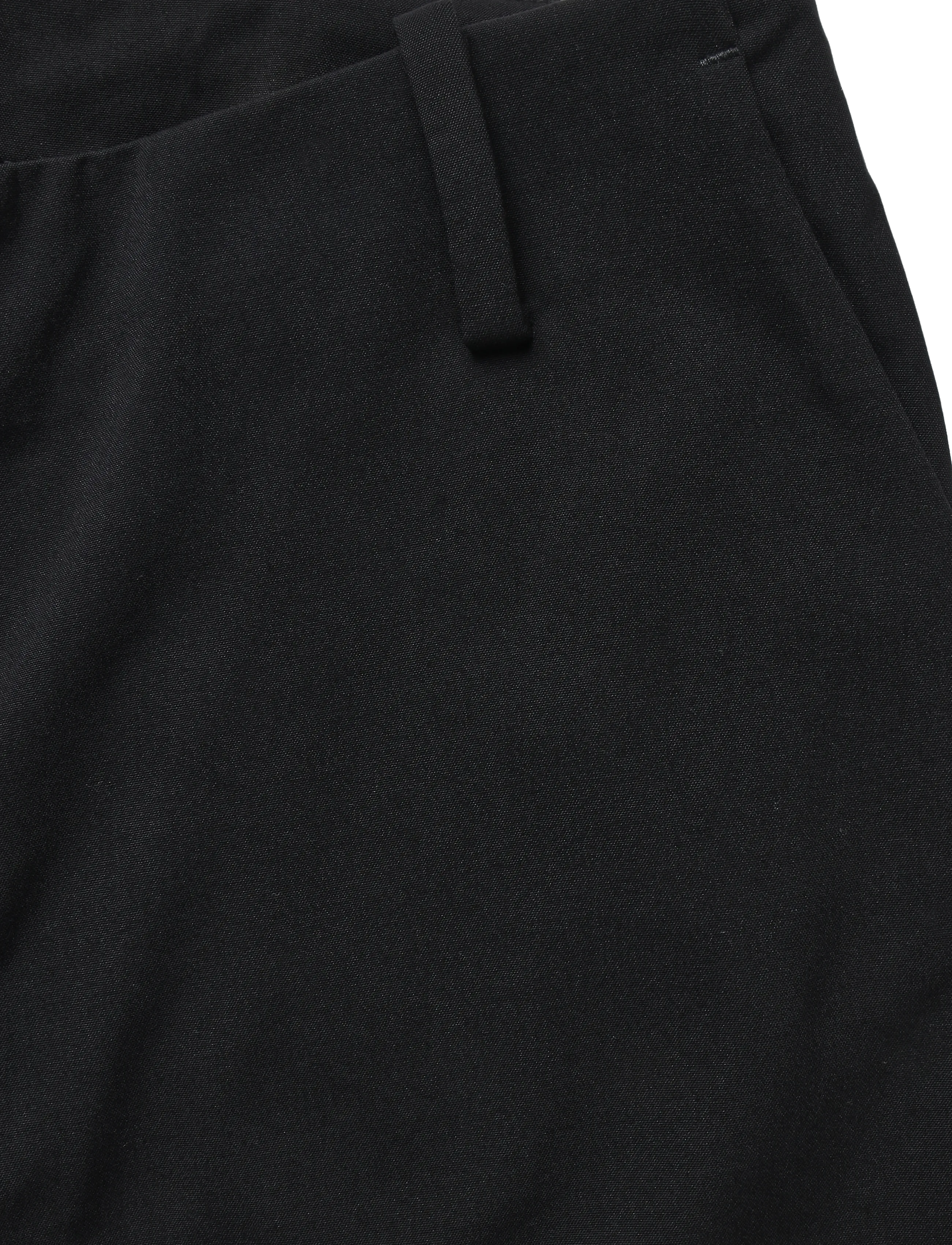 Monki - Straight Trousers - utsvängda byxor - black dark - 2