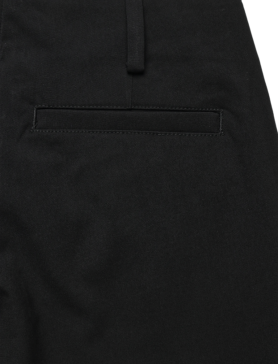 Monki - Straight Trousers - alt laiad püksid - black dark - 4
