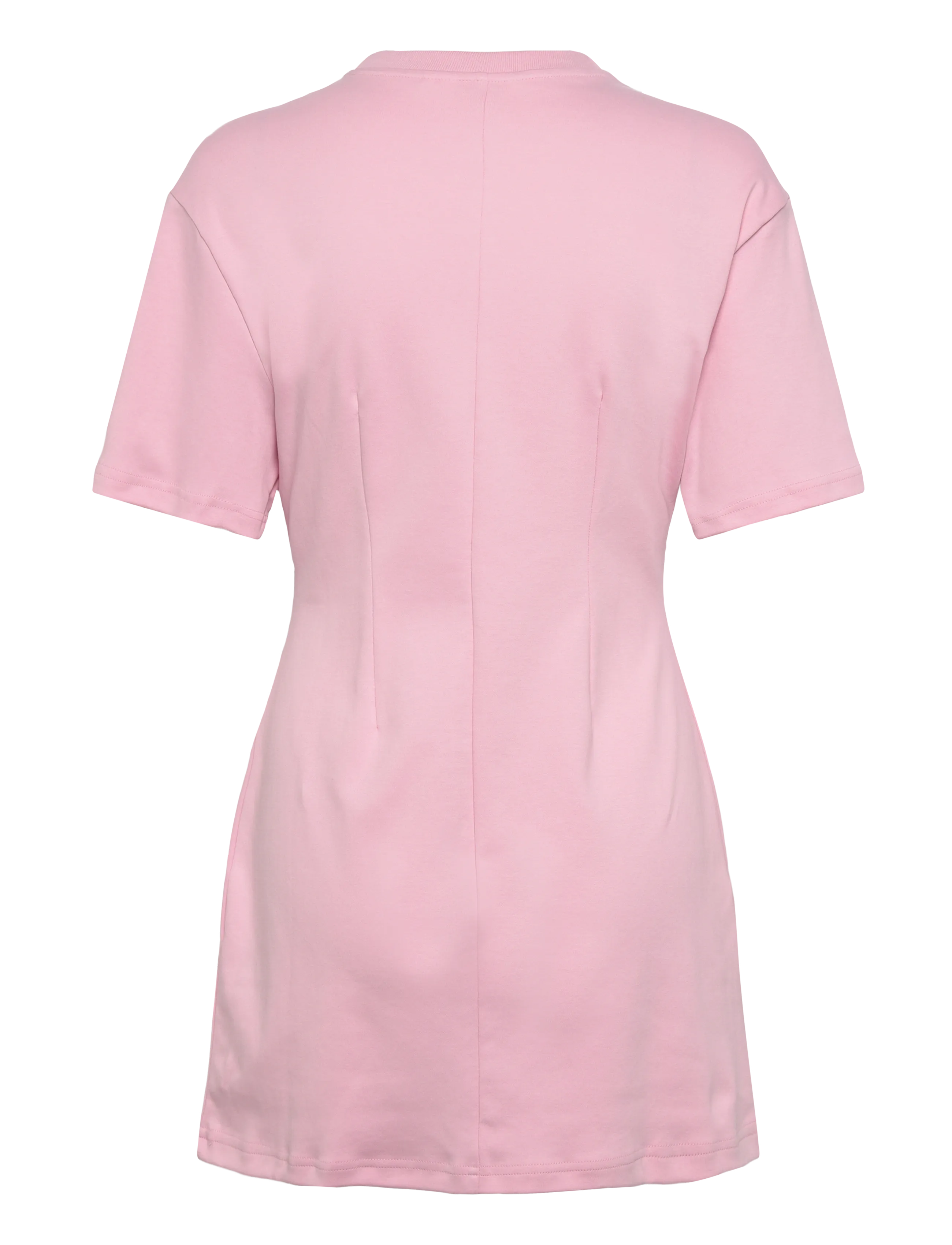 Monki - Waisted T-Shirt Dress - robes t-shirt - pink light - 1