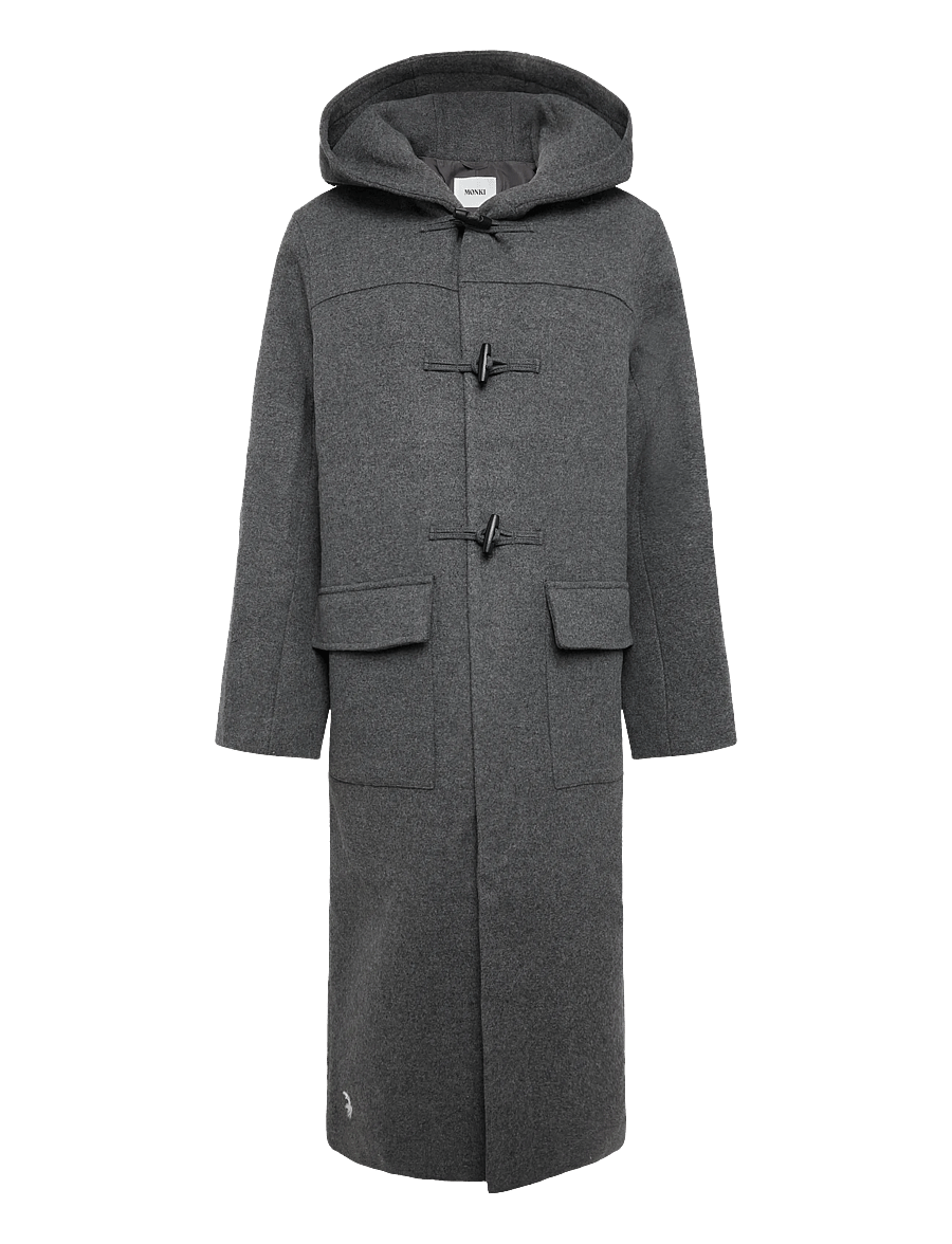 Monki - A-line duffel coat - vinterjakker - grey medium dusty - 0